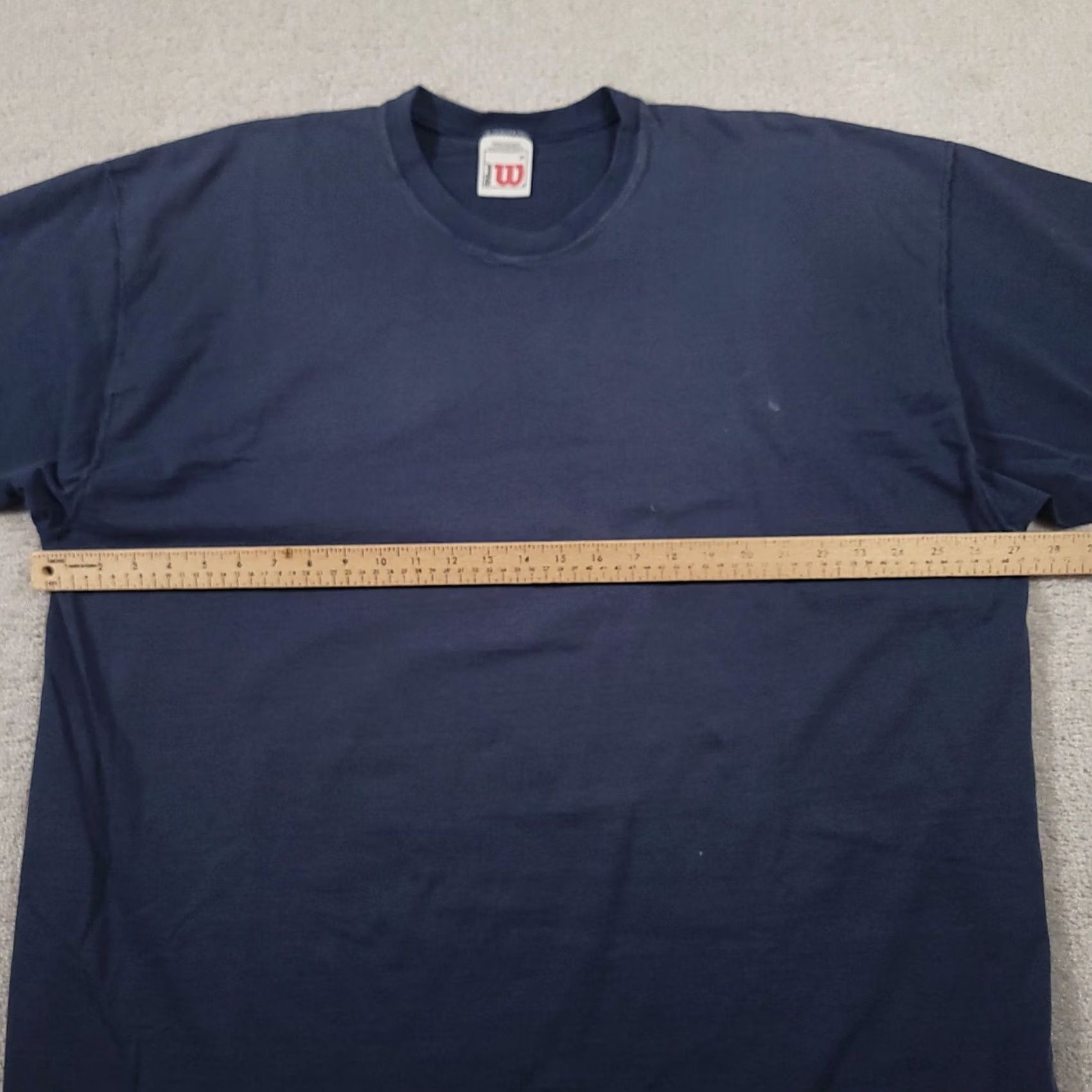 Wilson VINTAGE Wilson T-Shirt Blue 3X Big & Tall Men Short Sleeve 90s Logo Crew Neck Made In USA Size US XXL / EU 58 / 5 - 3 Thumbnail