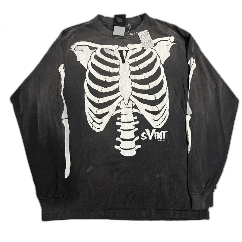 Saint Michael Saint Michael Long Sleeve Skeleton Graphic Shirt Size US L / EU 52-54 / 3 - 1 Thumbnail