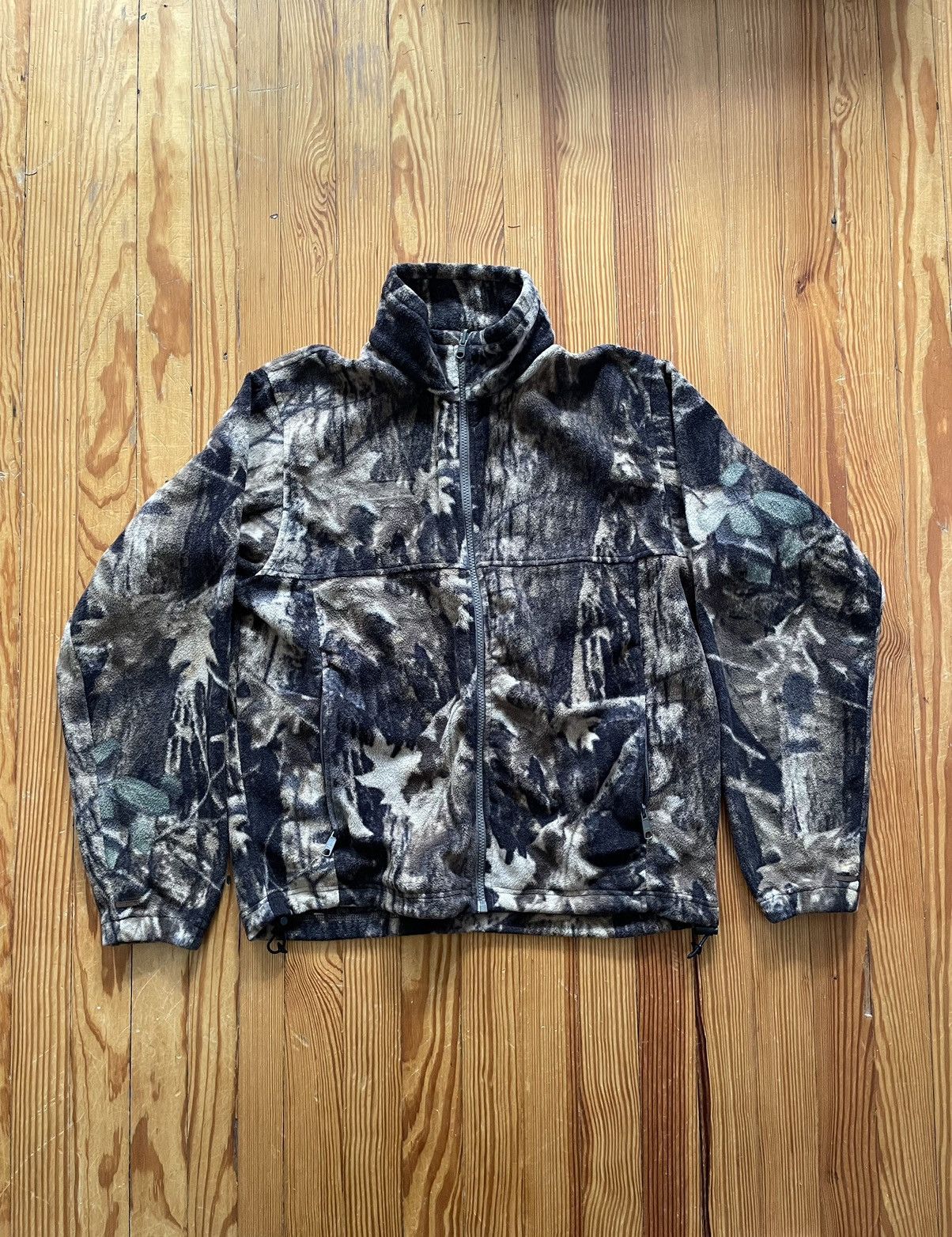 Vintage Colombia Real Tree Camo Fleece Jacket