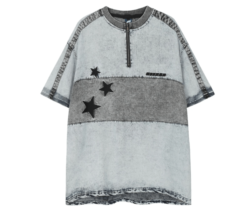 Japanese Brand Vintage Patchwork T-Shirt Hip Hop Size US L / EU 52-54 / 3 - 1 Thumbnail
