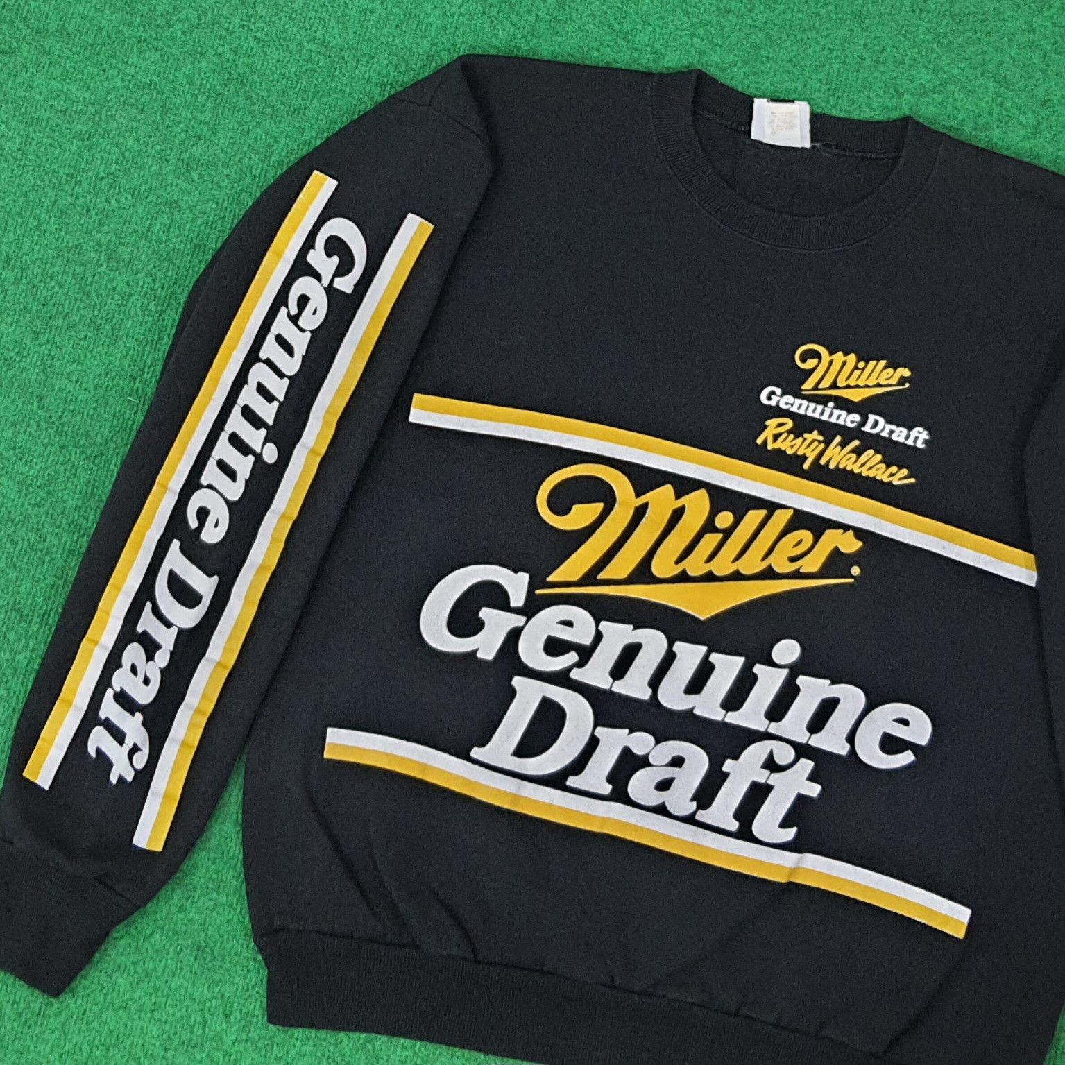 Lee Vintage Miller Genuine Draft Rusty Wallace Sweatshirt C226N3 Size US M / EU 48-50 / 2 - 2 Thumbnail