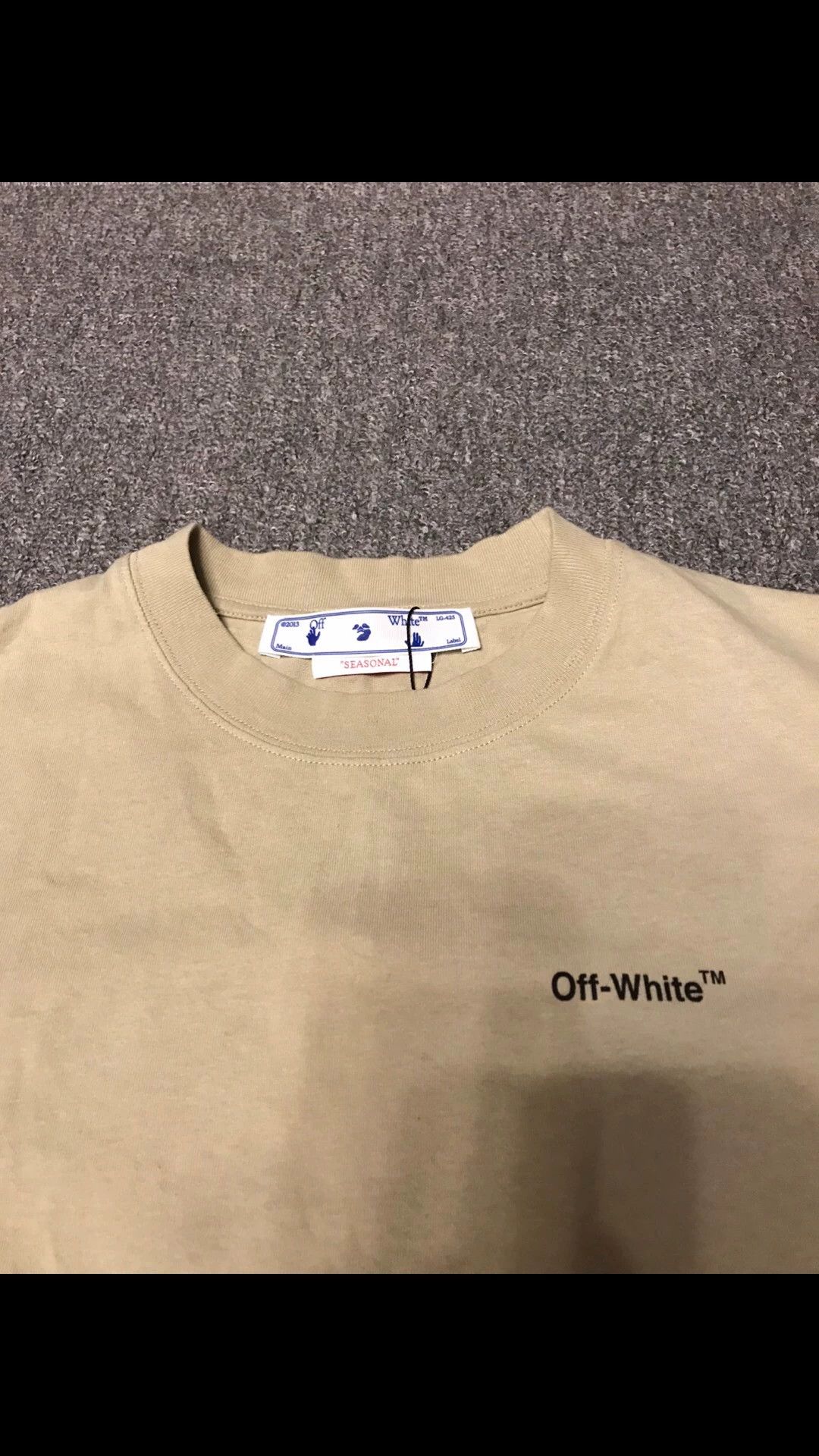 Off-White Off White Artwork Back Unisex 100% Cotton S Tee Size US S / EU 44-46 / 1 - 4 Thumbnail