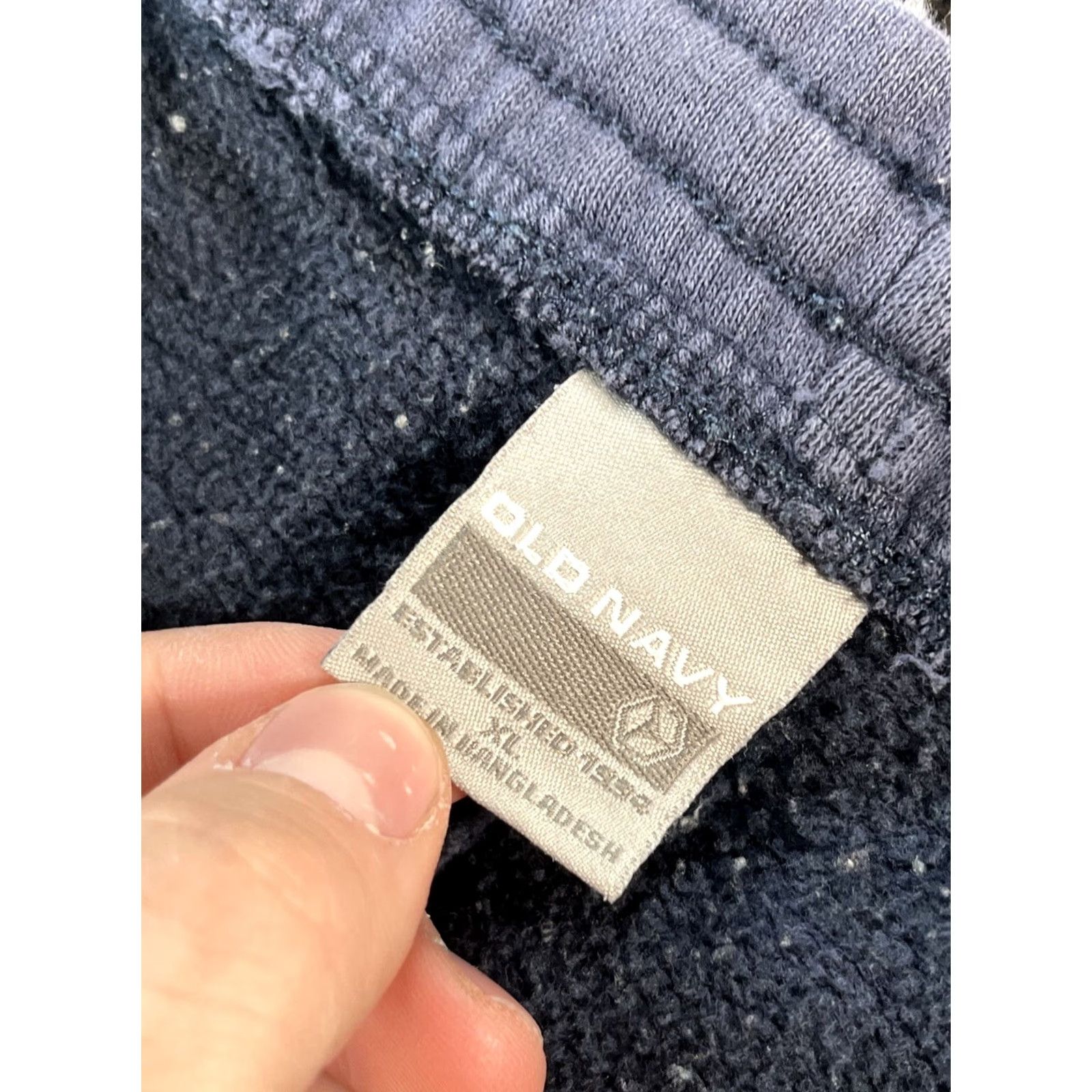 Old Navy VINTAGE Old Navy Sweatpants Pants Drawstring Distressed Navy Blue XL Mens Blue Sweatpants AM Mens XL Size US 36 / EU 52 - 5 Thumbnail