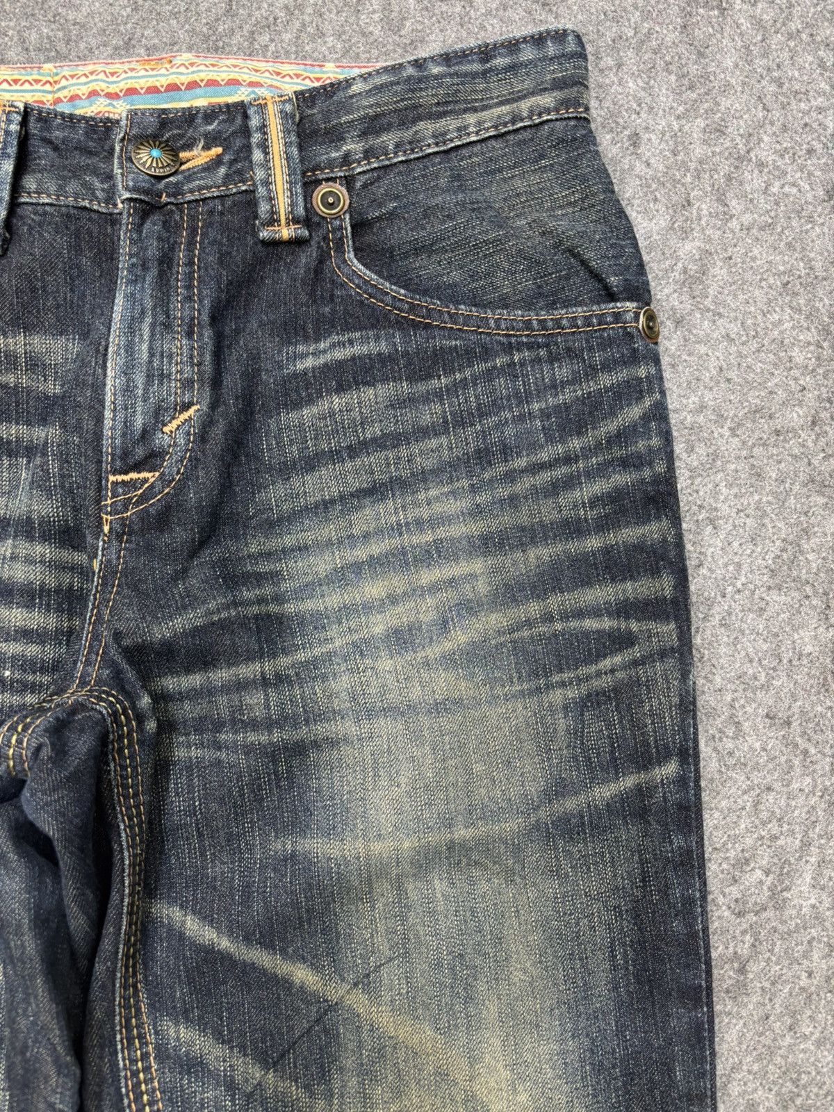 Edwin 💥Flare💥Edwin Stone Mudwash Insane Fades Denim F656 Size US 30 / EU 46 - 3 Thumbnail