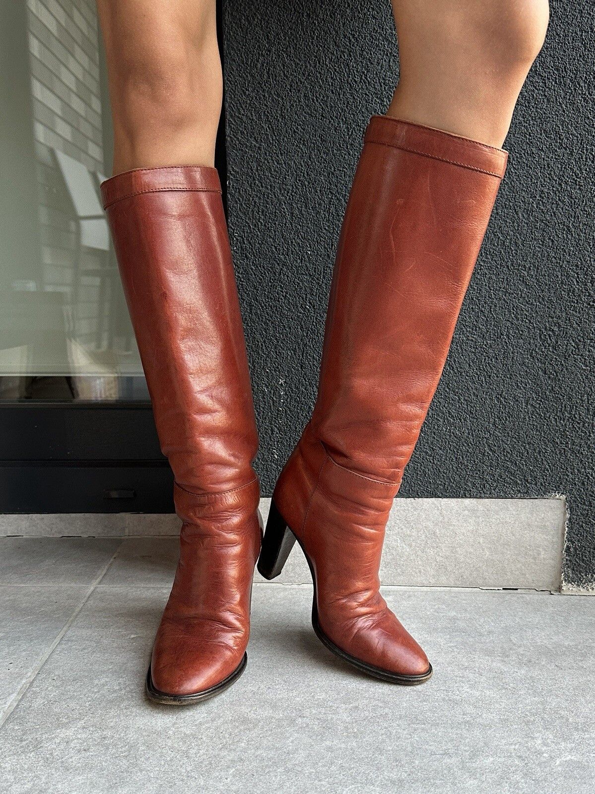 A.F. Vandevorst A.F. Vandevorst Womens High Leather Ankle Boots size 36 Size US 6 / IT 36 - 1 Thumbnail