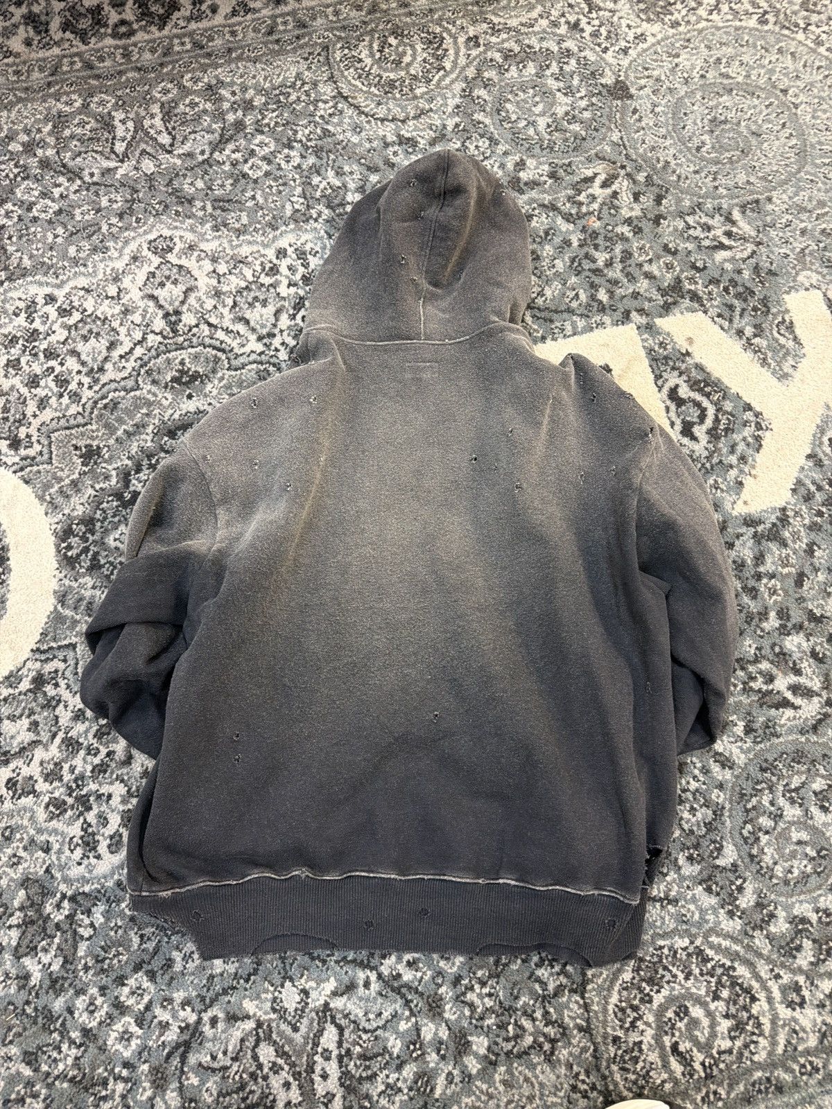 Kapital Kapital jewel studded hooded sweatshirt aged black grey Size US L / EU 52-54 / 3 - 2 Thumbnail