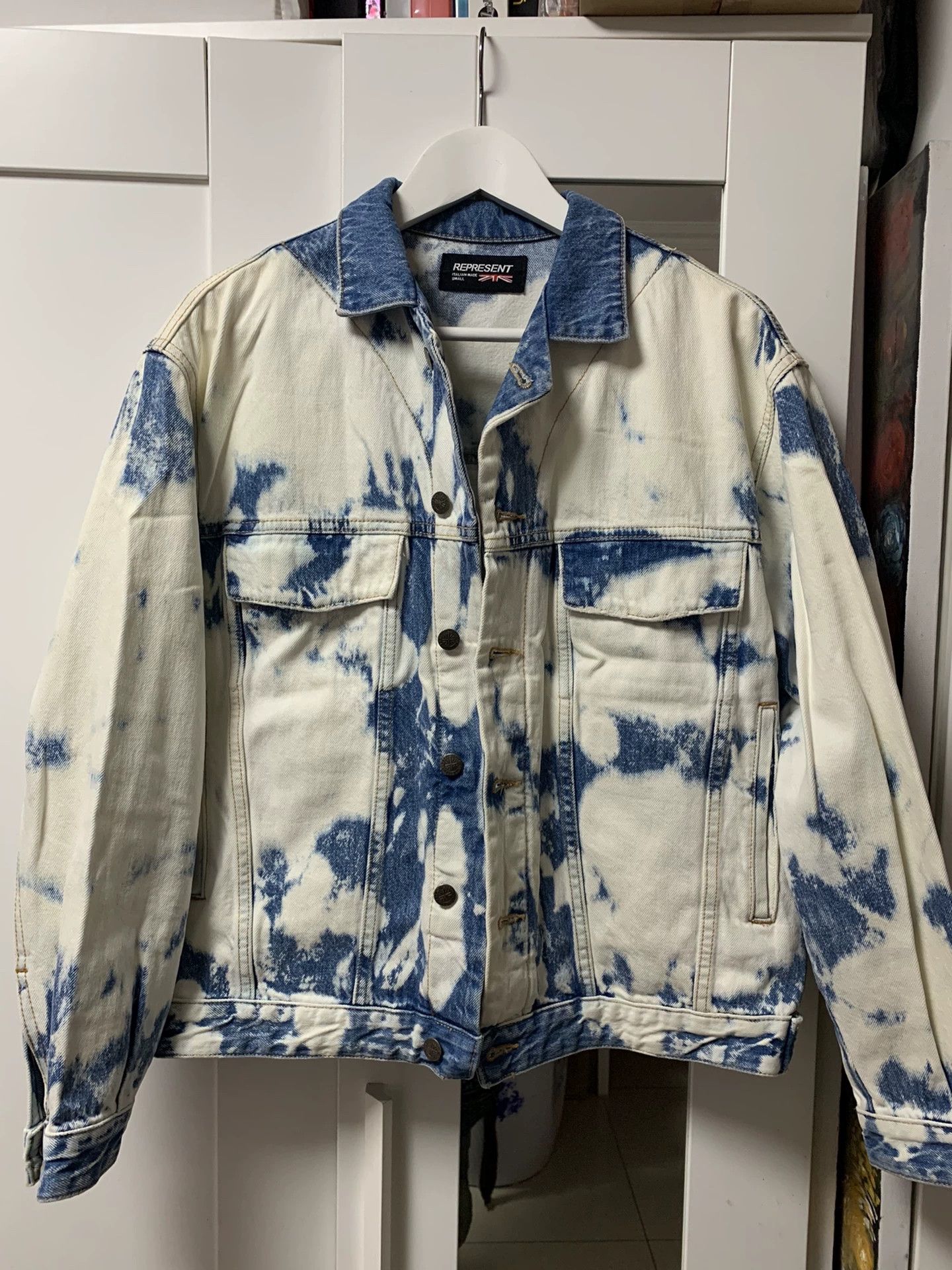 Represent Clo. UK Streetwear Italian Denim Jacket Size US M / EU 48-50 / 2 - 1 Thumbnail