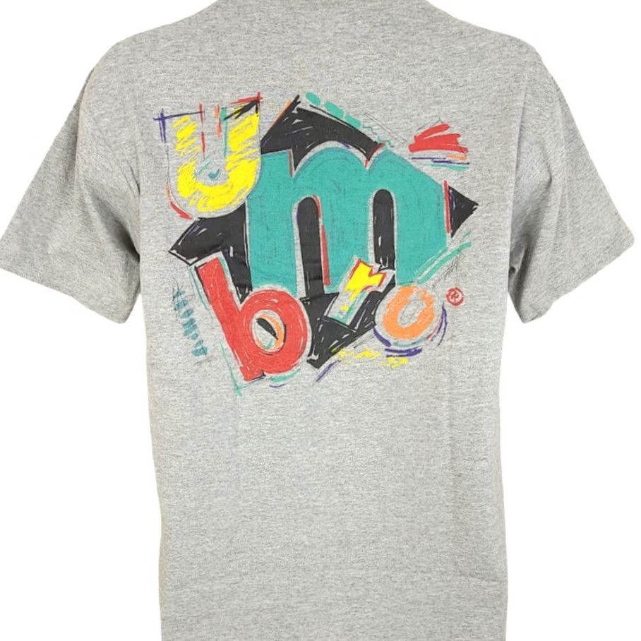 Umbro VINTAGE Umbro Soccer T Shirt Mens Size Medium 90s Futbal Football Made In USA Gray Cotton Short Sleeve Crew Neck Size US M / EU 48-50 / 2 - 2 Thumbnail