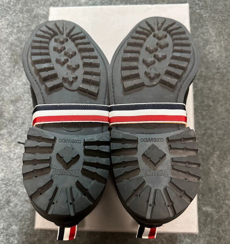 Thom Browne Thom Browne Battle color stripe tied leather shoes Size US 9 / EU 42 - 4 Thumbnail