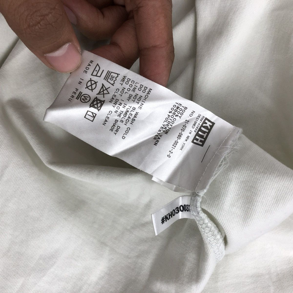 Kith SS21 Kith Serif Spell Out Logo Embroidered Long Slevee Size US L / EU 52-54 / 3 - 7 Thumbnail