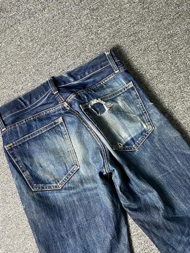 Uniqlo UNIQLO Distressed Denim Jeans (143) Size US 30 / EU 46 - 3 Thumbnail