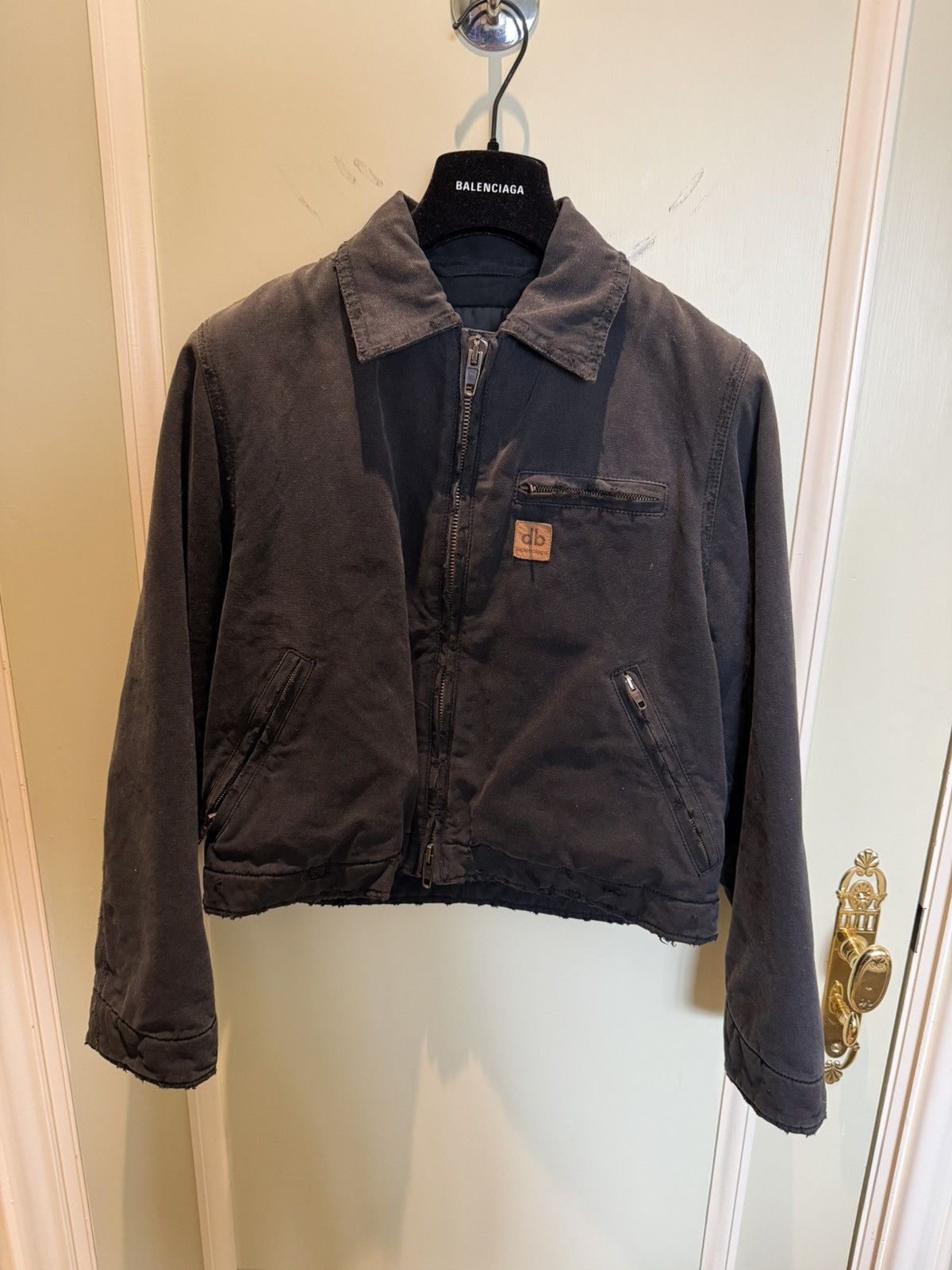 Balenciaga Double B Shrunk Workwear Parka Size US M / EU 48-50 / 2 - 1 Thumbnail