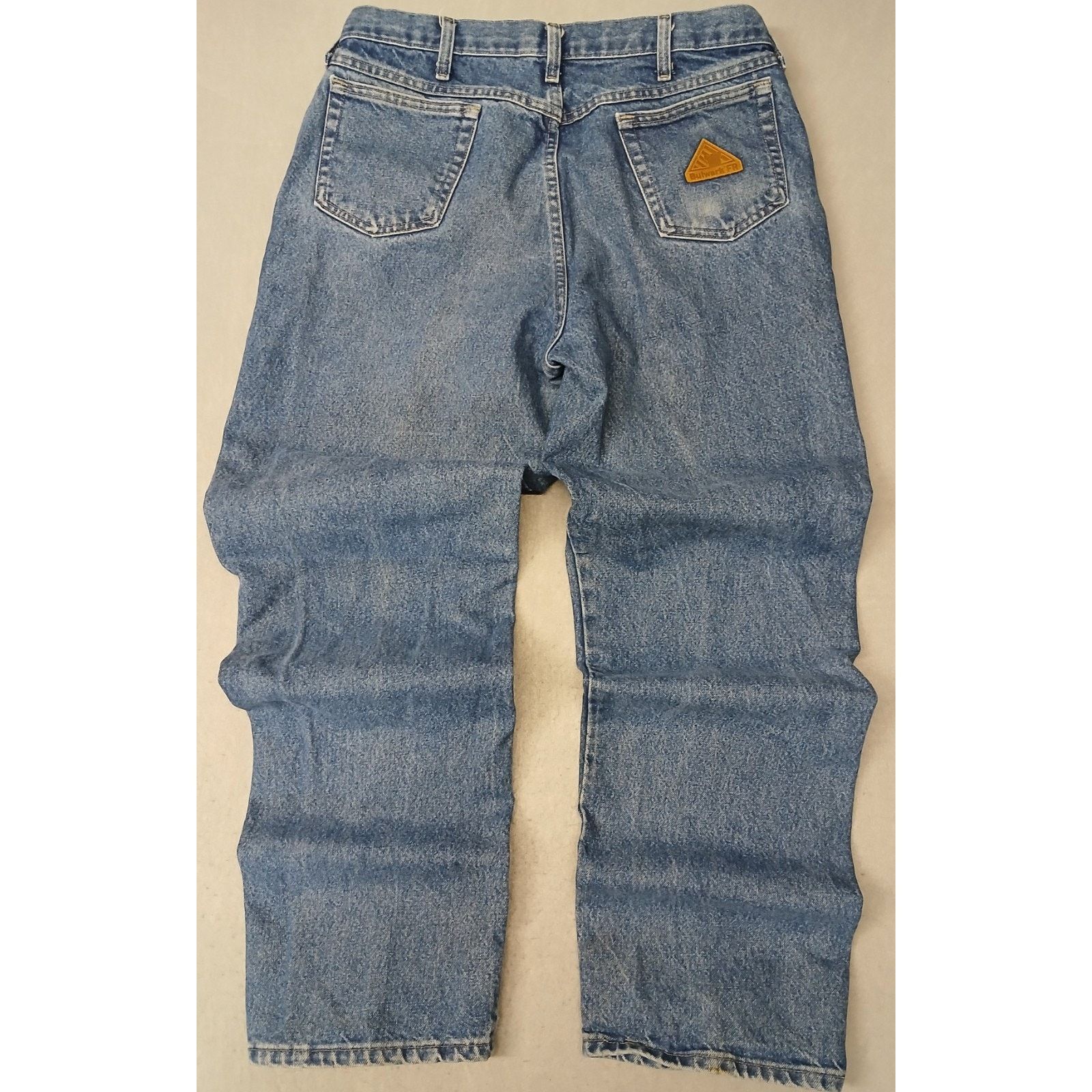 Bulwark Bulwark (36x34) Flame-Resistant Straight Blue Denim Jeans Size US 36 / EU 52 - 7 Thumbnail