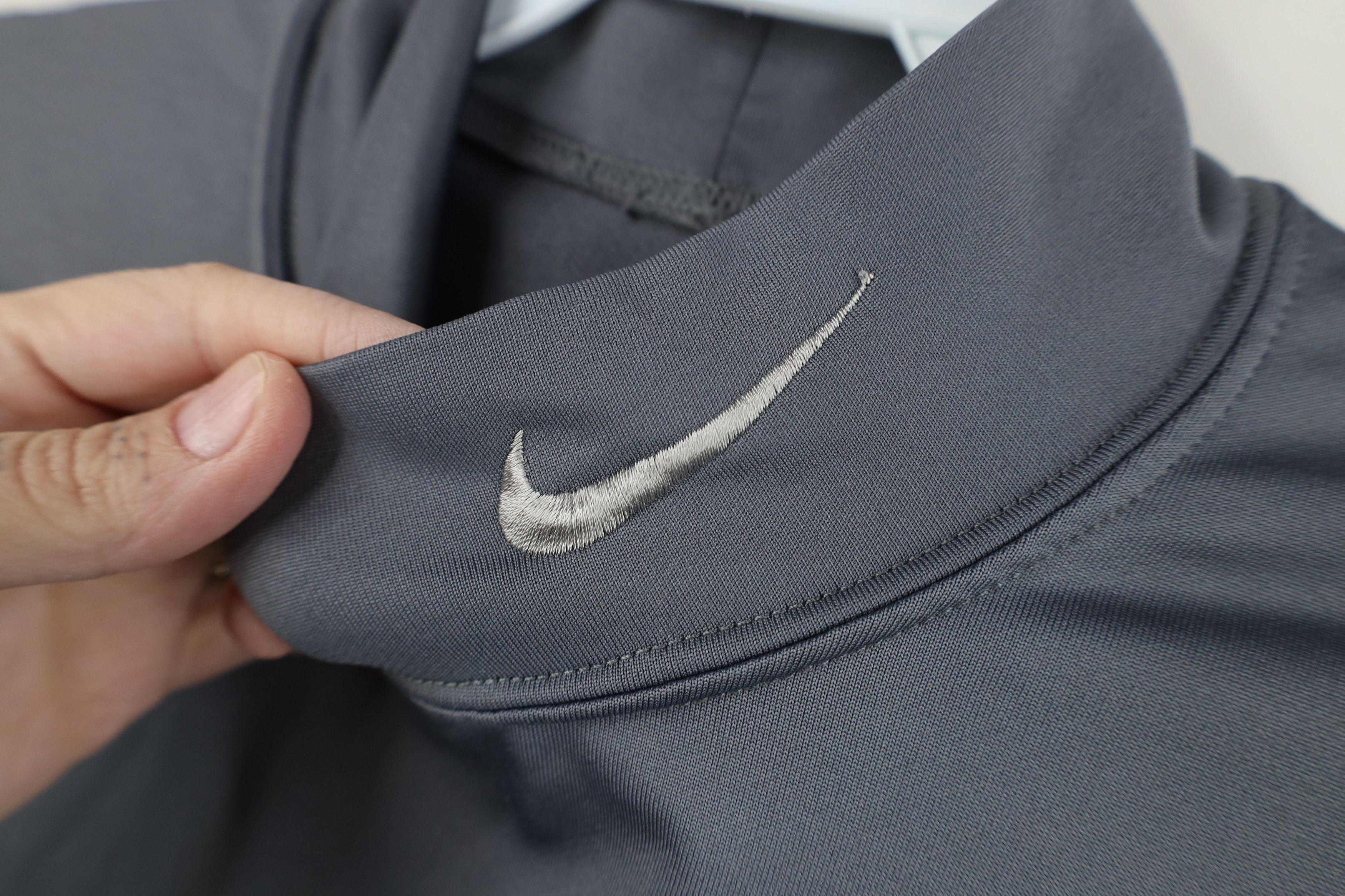 Nike Nike Pro Compression Mock Neck Long Sleeve T-Shirt Gray Size US M / EU 48-50 / 2 - 4 Thumbnail