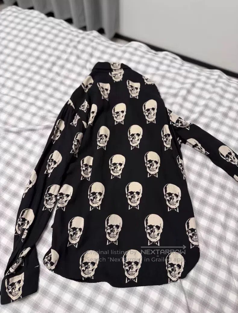 Saint Laurent Paris Saint Laurent Paris size 41 Skull Shirt i Size US XL / EU 56 / 4 - 3 Thumbnail