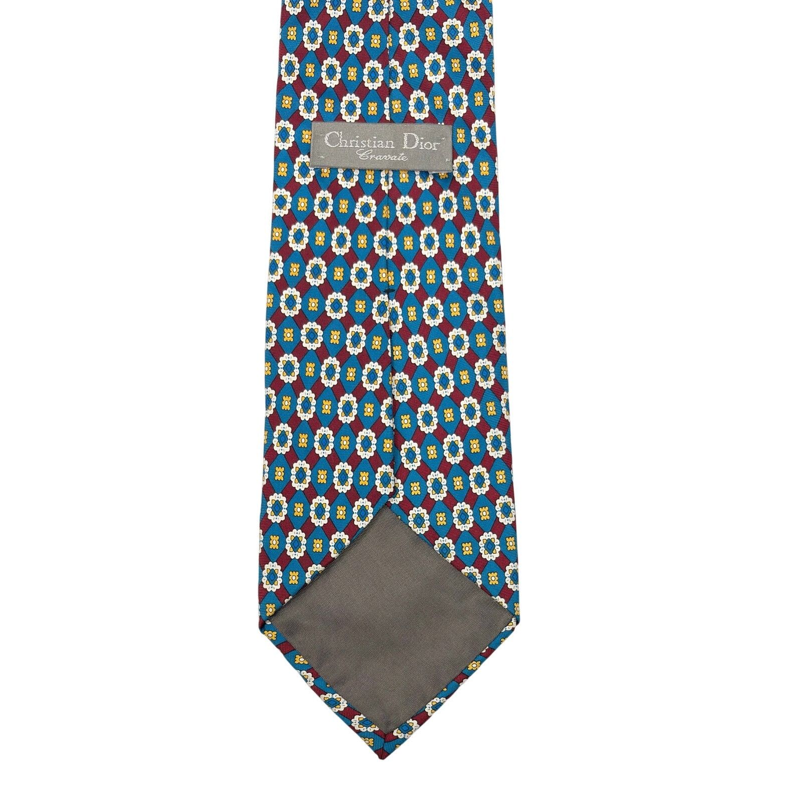 Christian Dior Monsieur Christian Dior Abstract Pattern Tie Size ONE SIZE - 3 Thumbnail