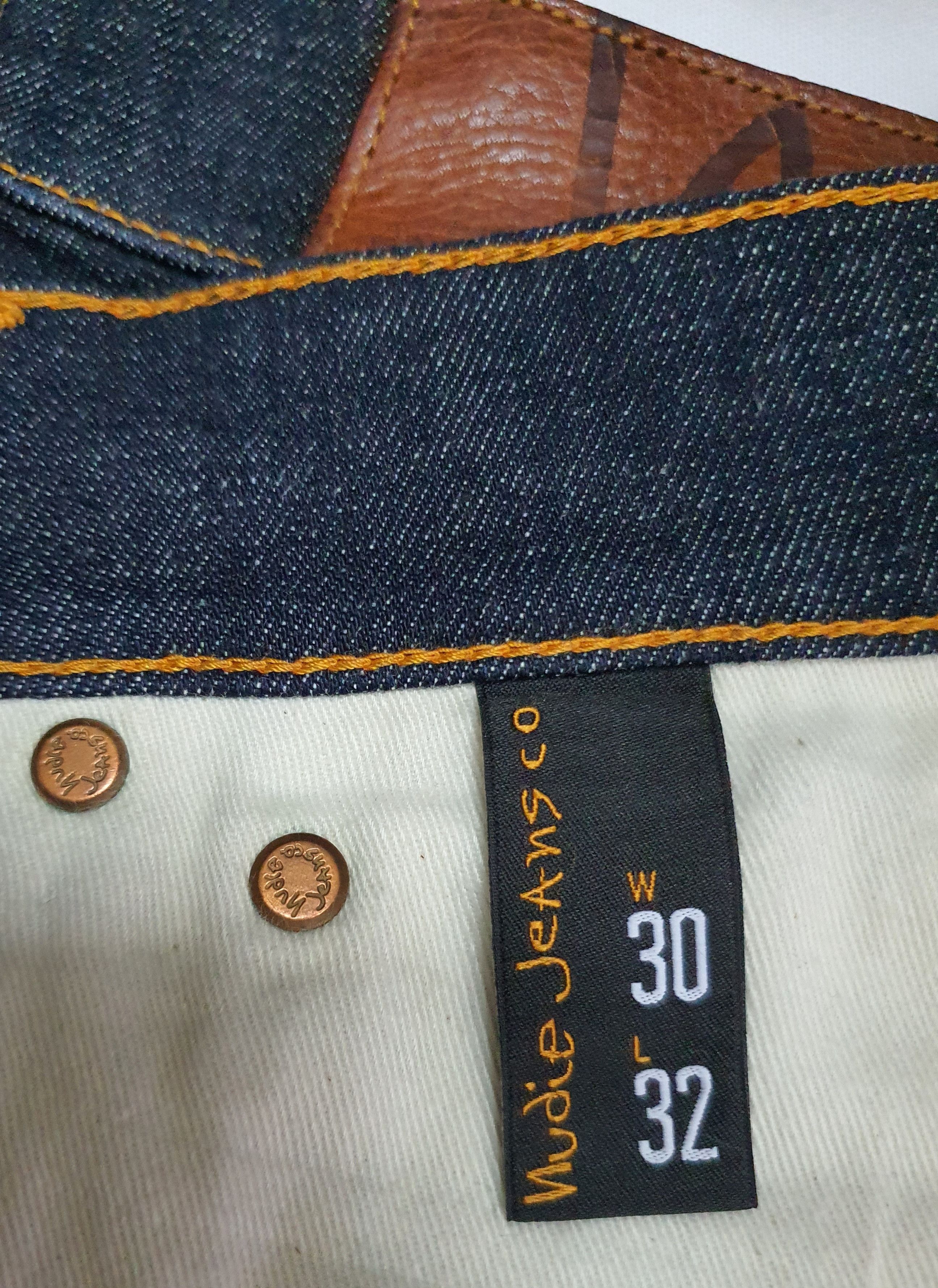 Nudie Jeans Waist 30" Nudie Jeans Thin Finn Dry Twill Stretchable Denim. Size US 30 / EU 46 - 14 Thumbnail