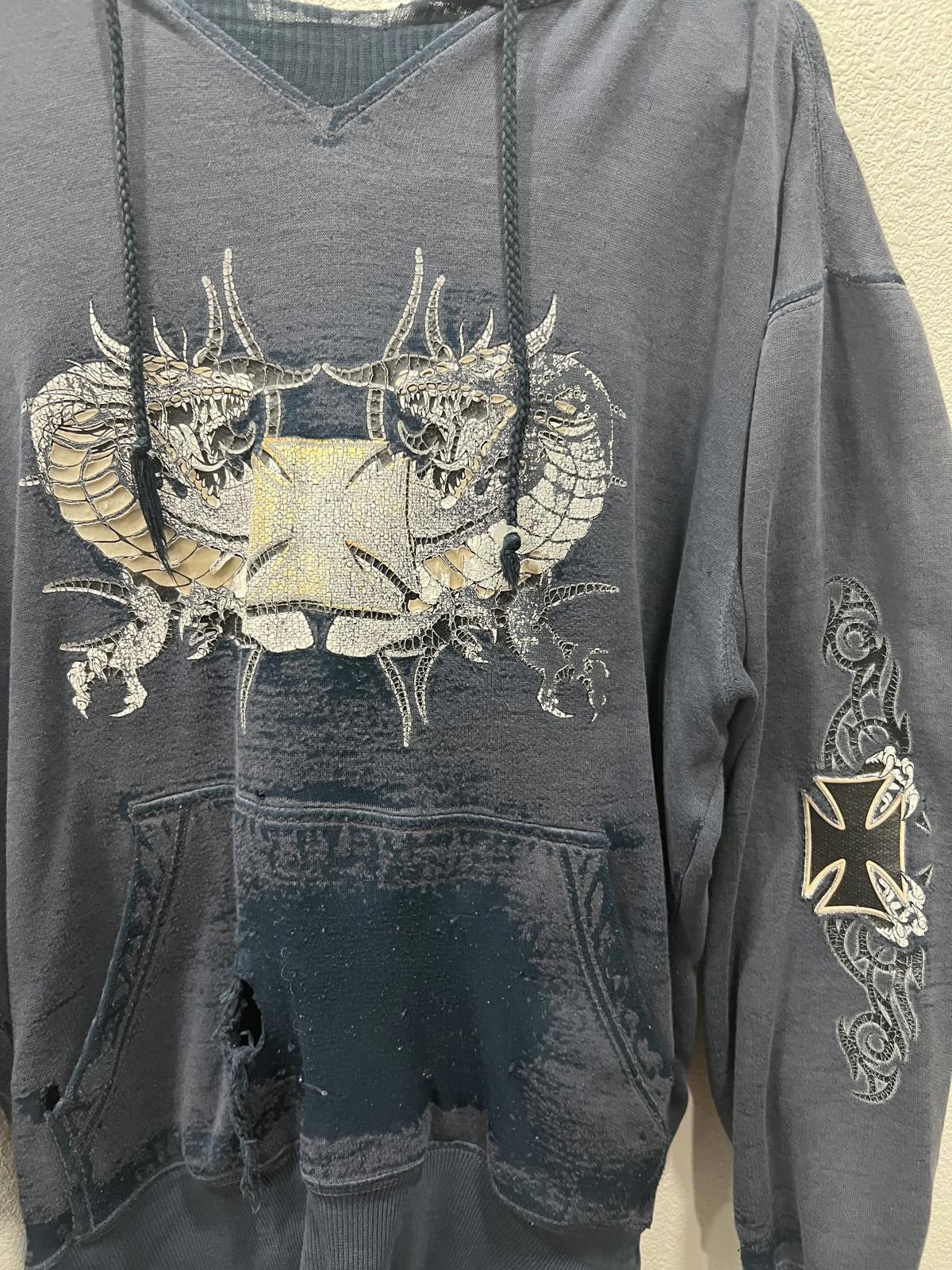 Other Y2K Afterhood Thrashed Dragon Hoodie Size US L / EU 52-54 / 3 - 2 Thumbnail
