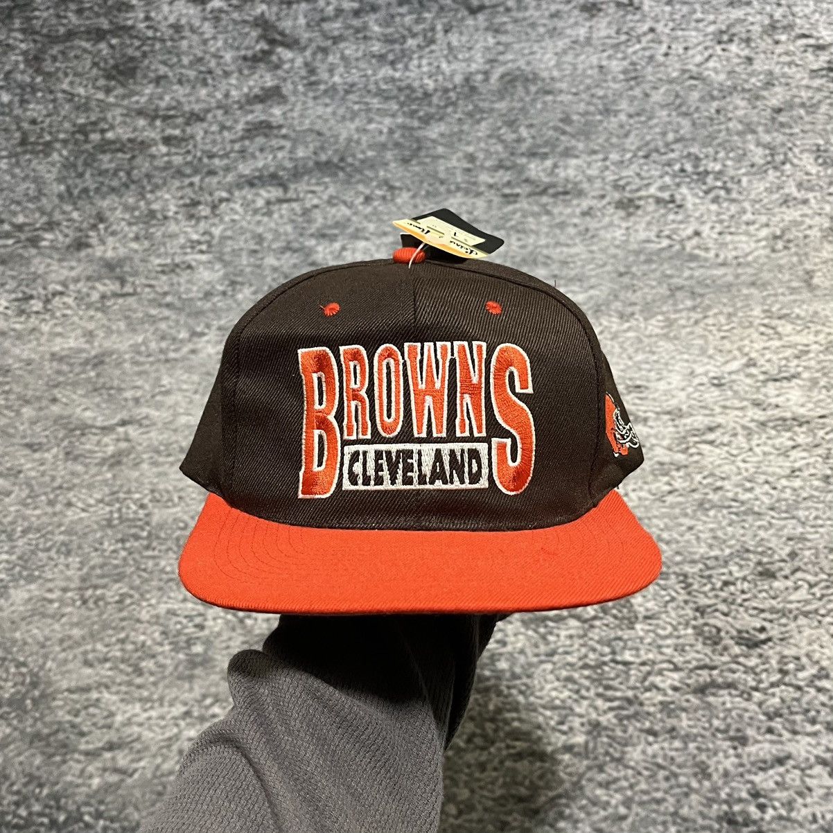 Drew Pearson Vintage 90s Cleveland Browns Drew Pearson Snapback Hat NEW Size ONE SIZE - 1 Thumbnail
