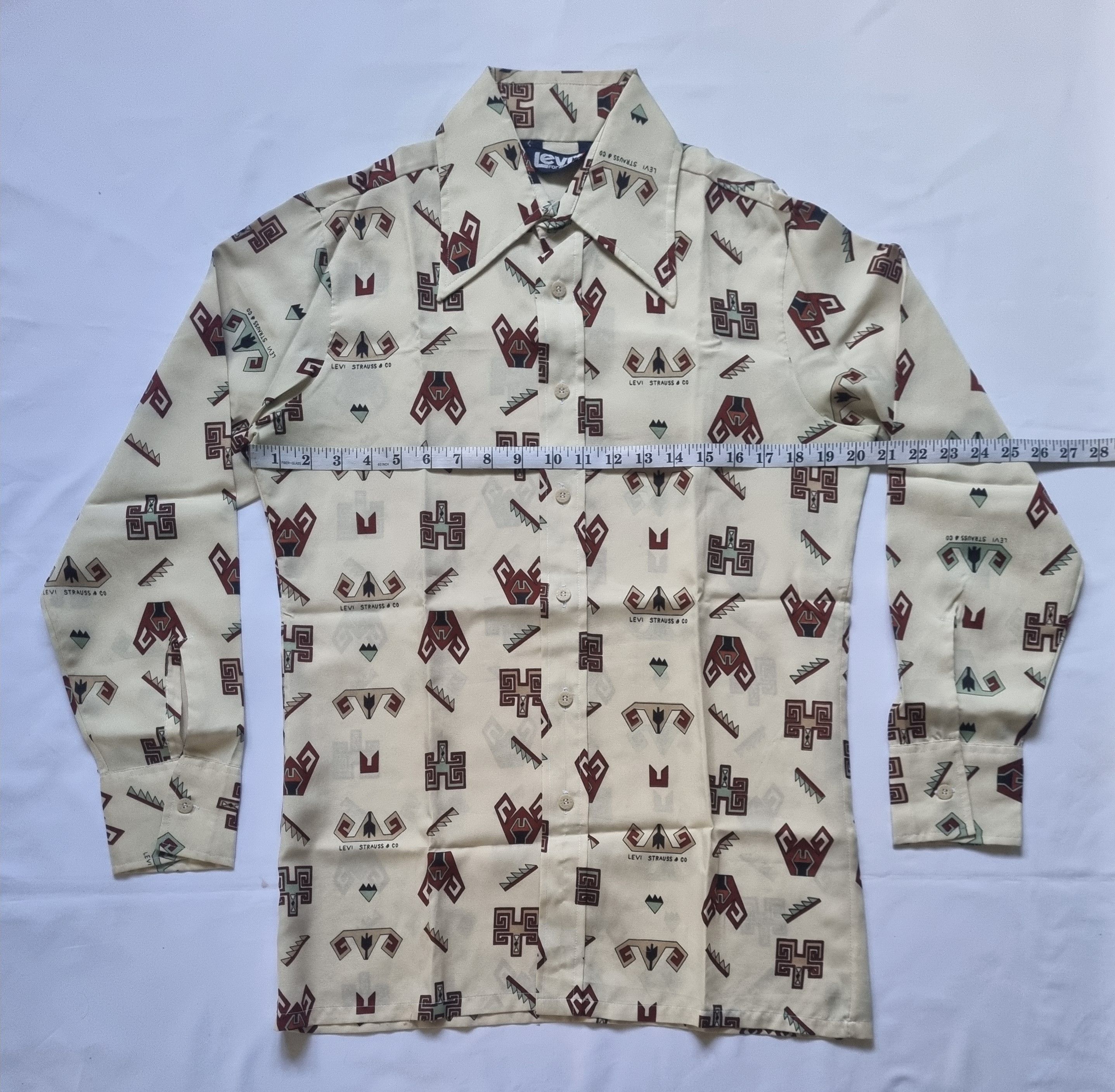 Levi's × Vintage Vintage 70s Levi's Western Aztec Native American Button Size US M / EU 48-50 / 2 - 4 Thumbnail