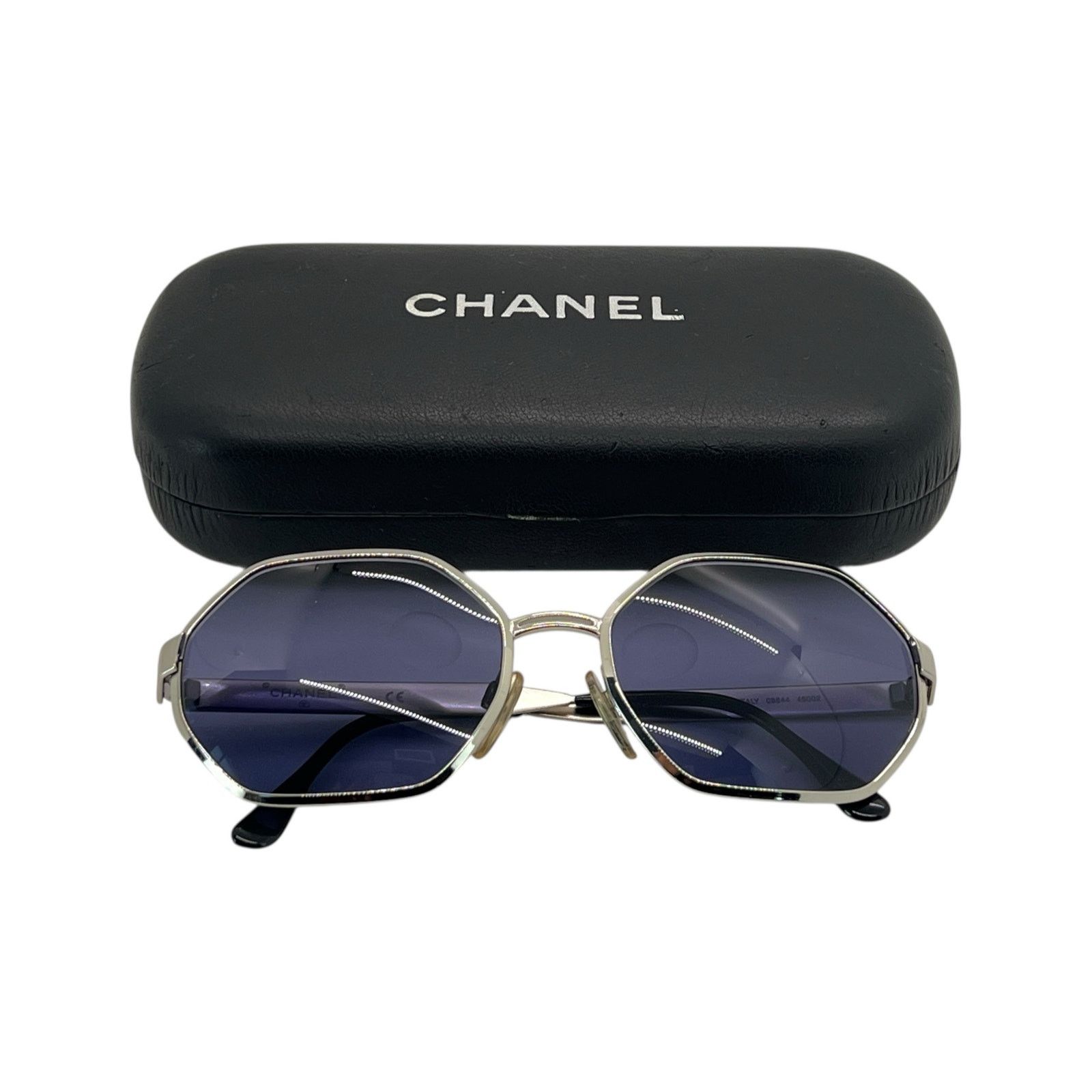 Chanel Chanel Metal Octagonal Sunglasses Size ONE SIZE - 3 Thumbnail