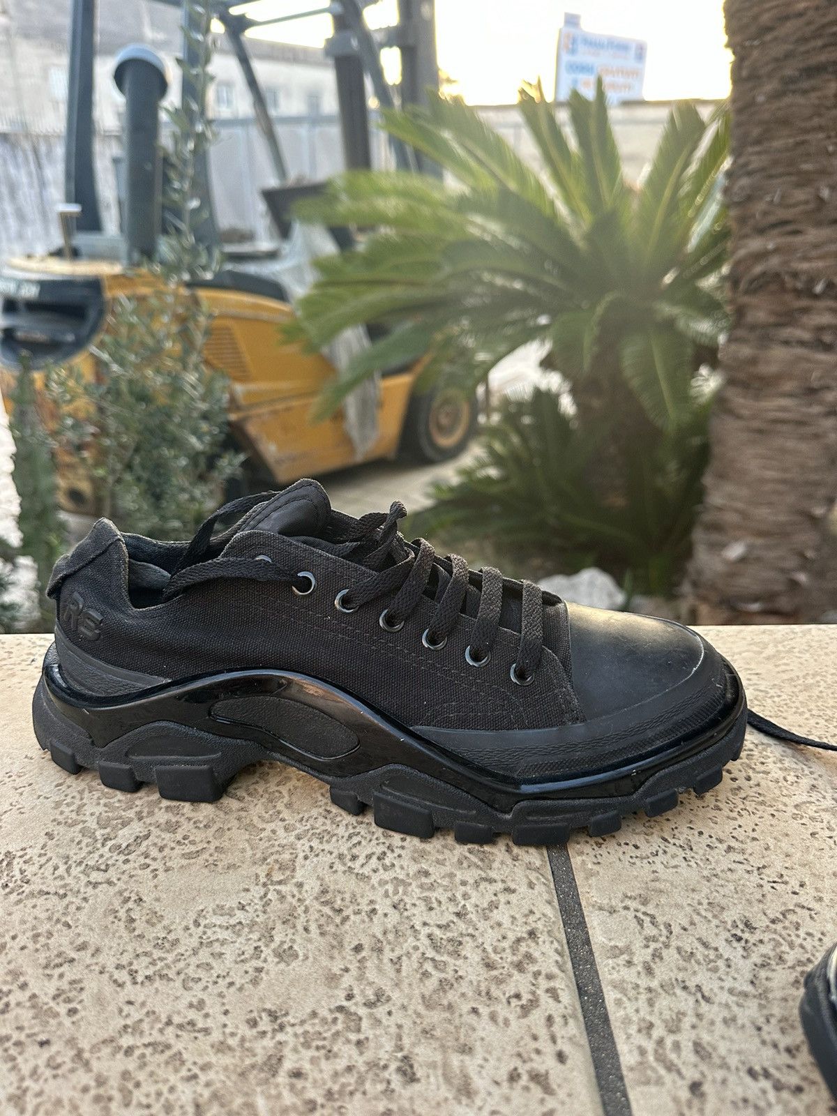 Adidas × Raf Simons Raf Simons x Adidas Shoes Sneakers Detroit Runner Black Size US 7 / EU 40 - 3 Thumbnail