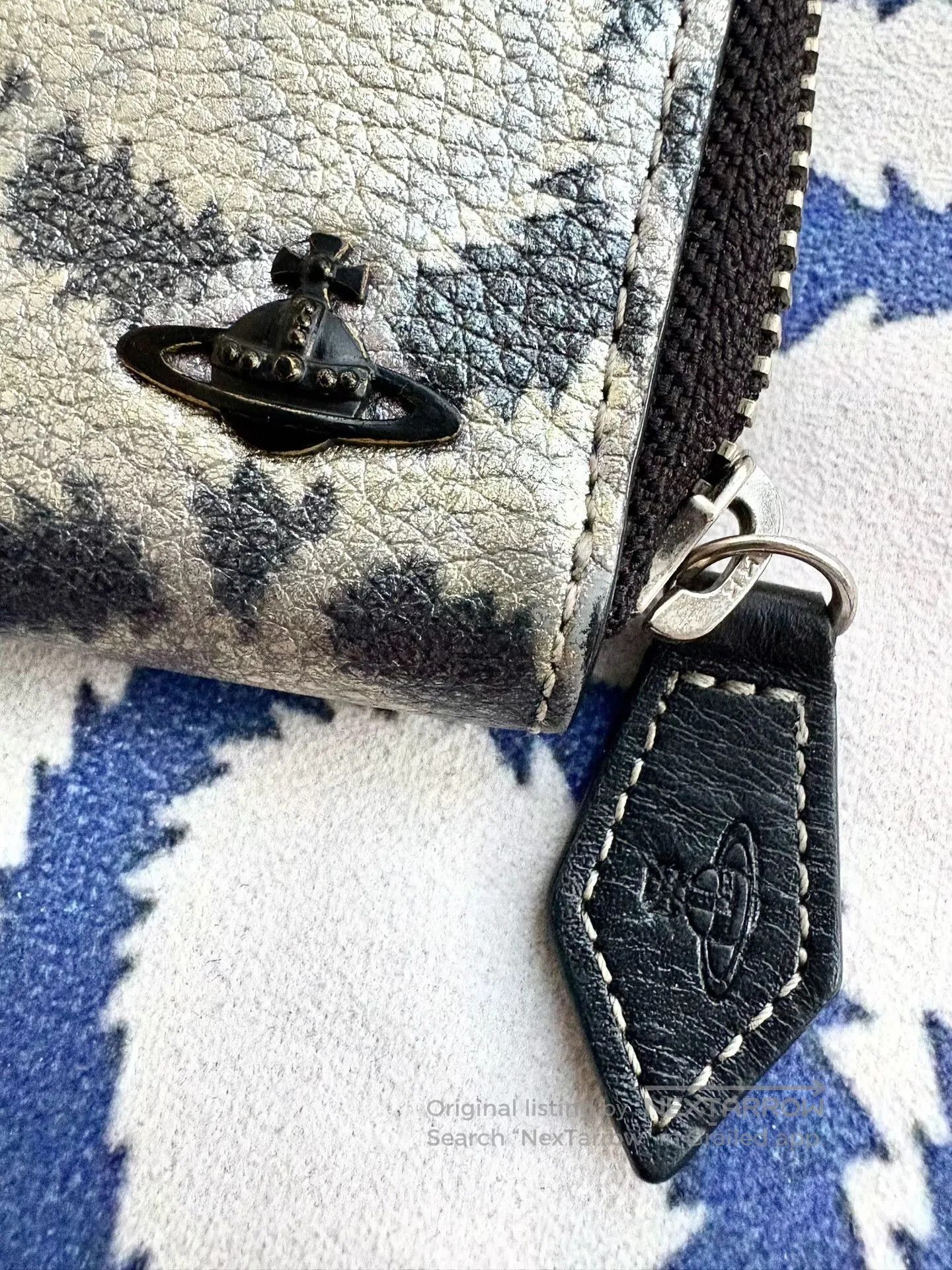 Vivienne Westwood vivienne westwood black silver pirate wallet. Size ONE SIZE - 3 Thumbnail