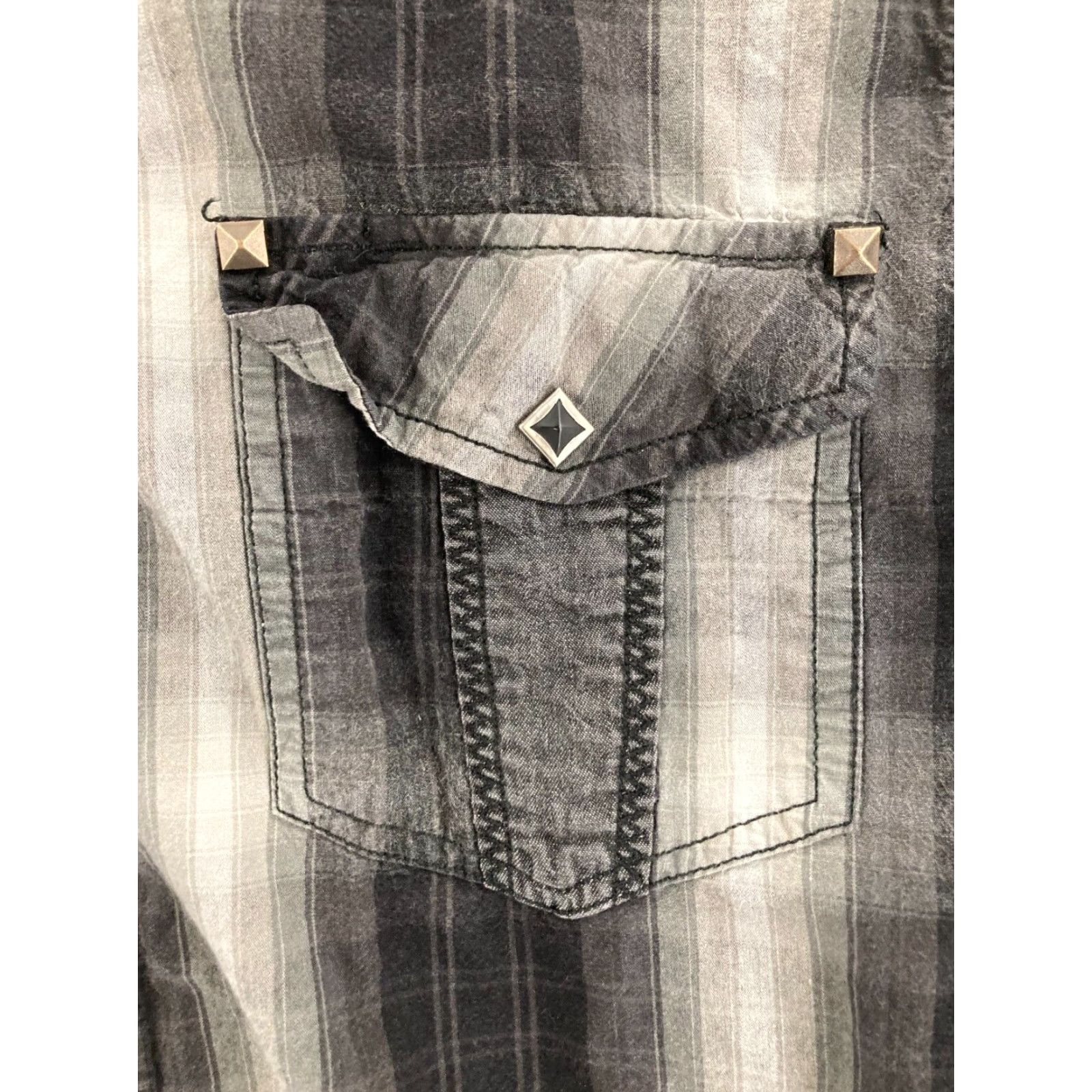 Vintage Moonshine Spirit Shirt Mens Small Brad Paisly Western Plaid Flannel Pearl Snap Size US S / EU 44-46 / 1 - 4 Thumbnail