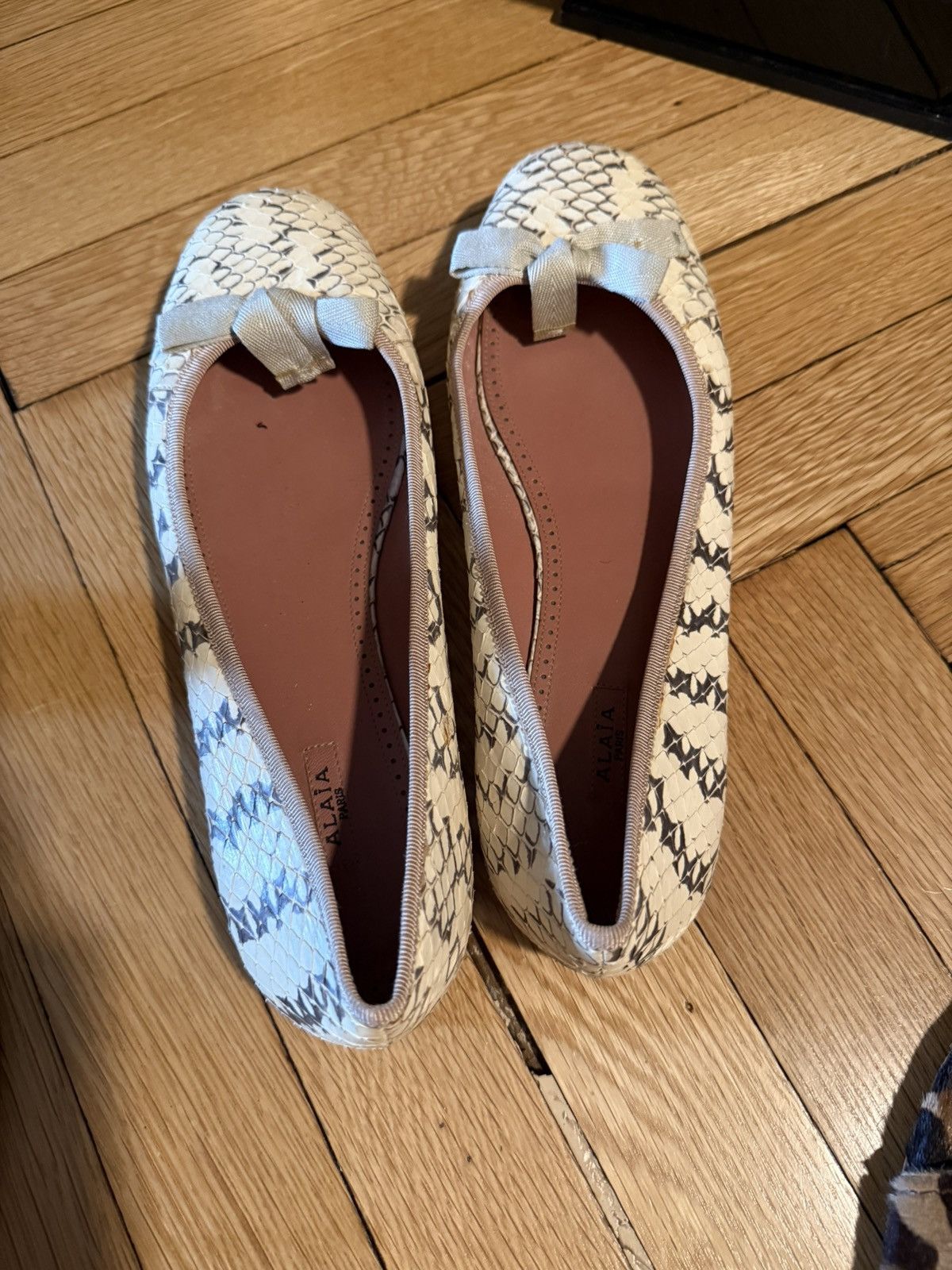 Alaia Alaia ankle wrap sandals calf skin leopard Size US 10.5 / IT 40.5 - 3 Thumbnail