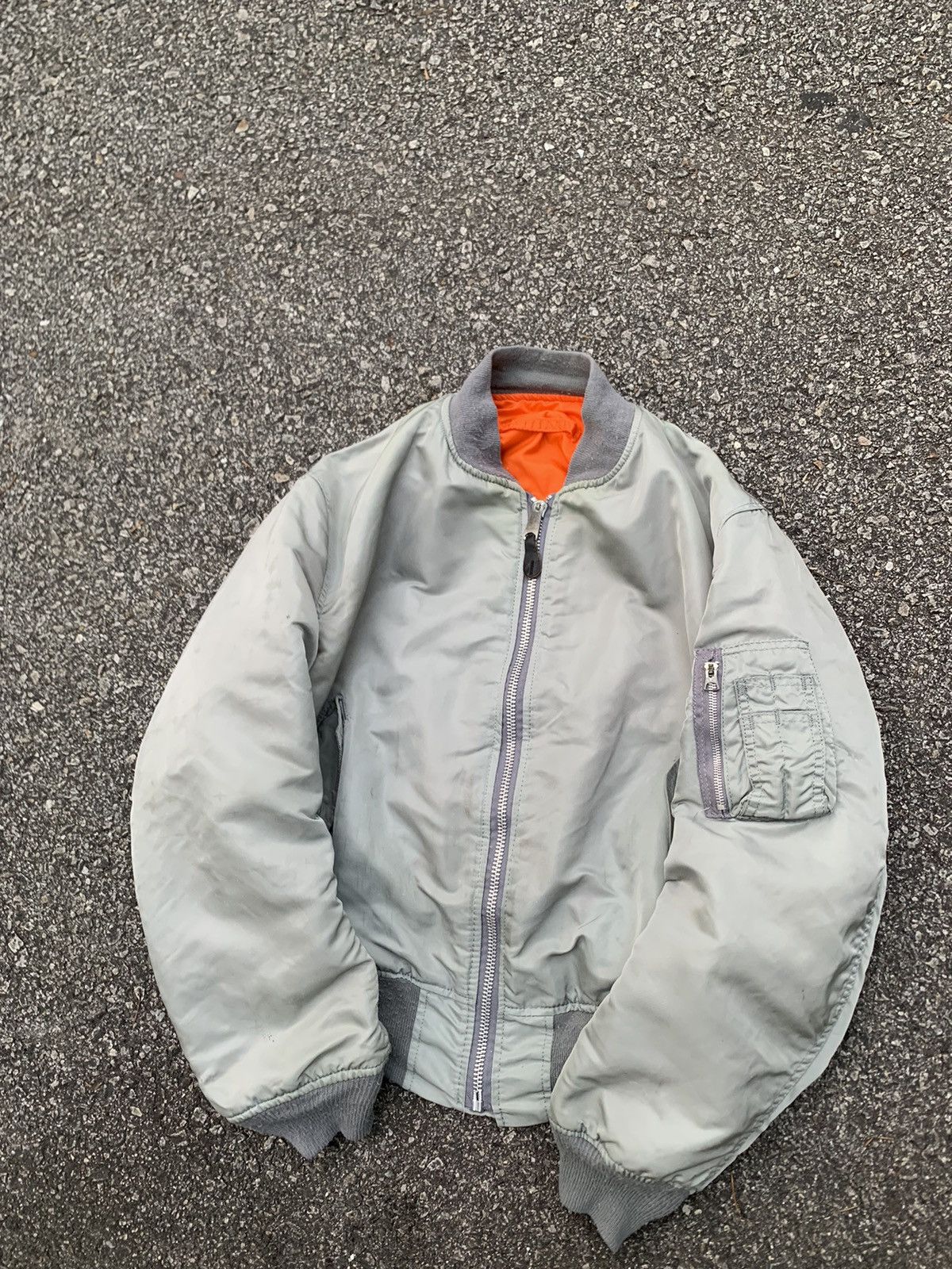 Alpha Industries 🪖VINTAGE ALPHA INDUSTRIES MA-1 FLYERS BOMBER JACKET Size US L / EU 52-54 / 3 - 3 Thumbnail