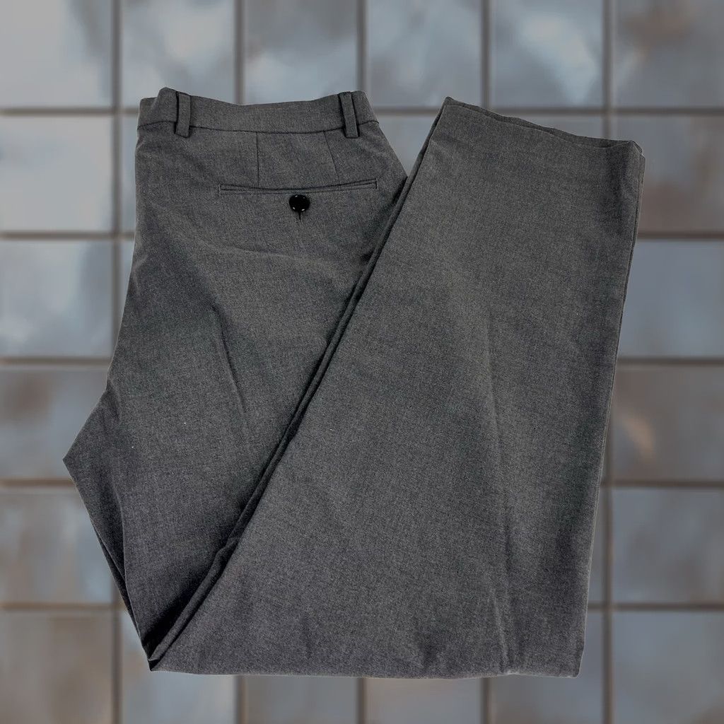 Ralph Lauren Ralph Lauren Dress Pants Light Gray Flat Front Formal Poly Blend 34 x 30 Men XS? Size US 34 / EU 50 - 1 Thumbnail