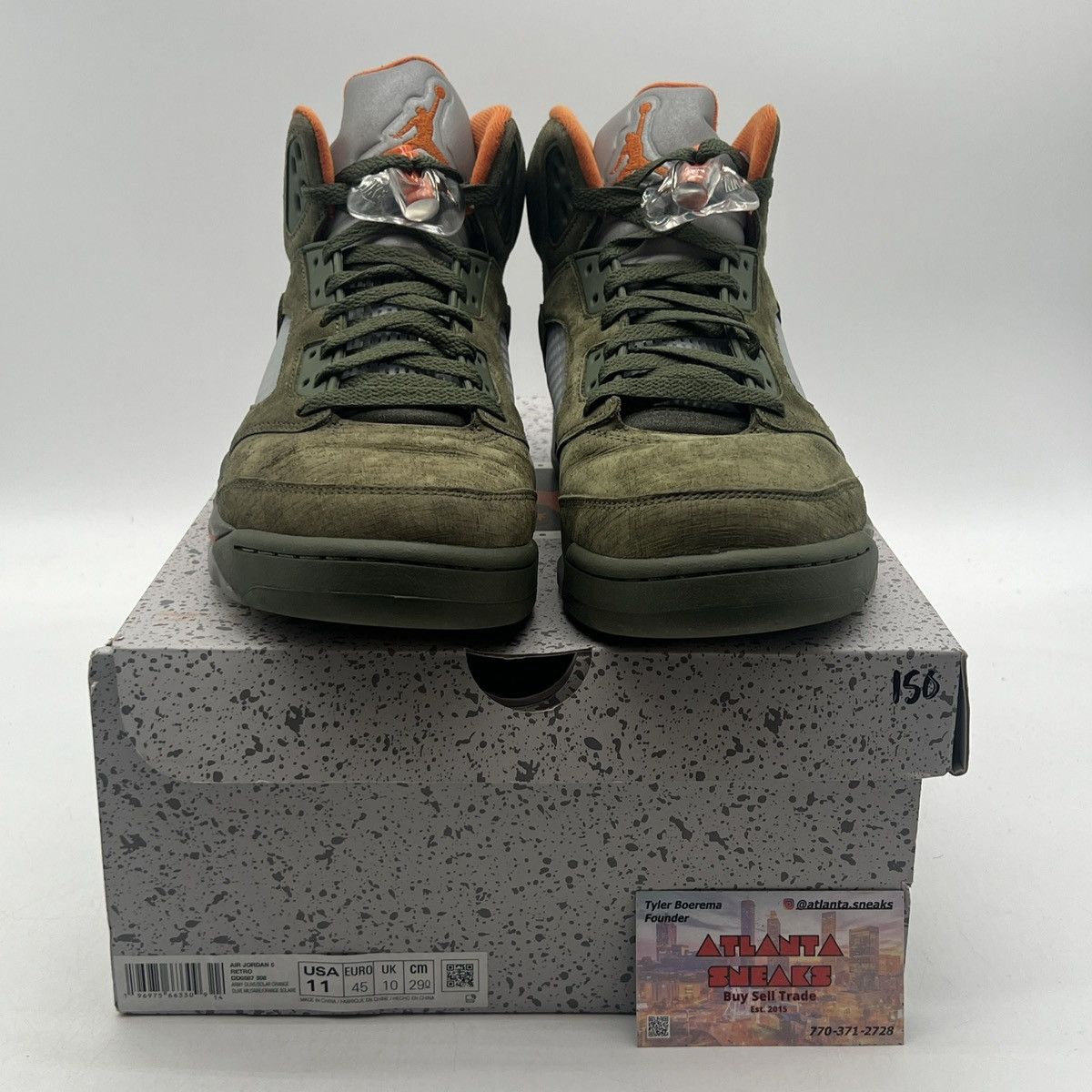 Jordan Brand Air Jordan 5 Olive Size US 11 / EU 44 - 2 Thumbnail