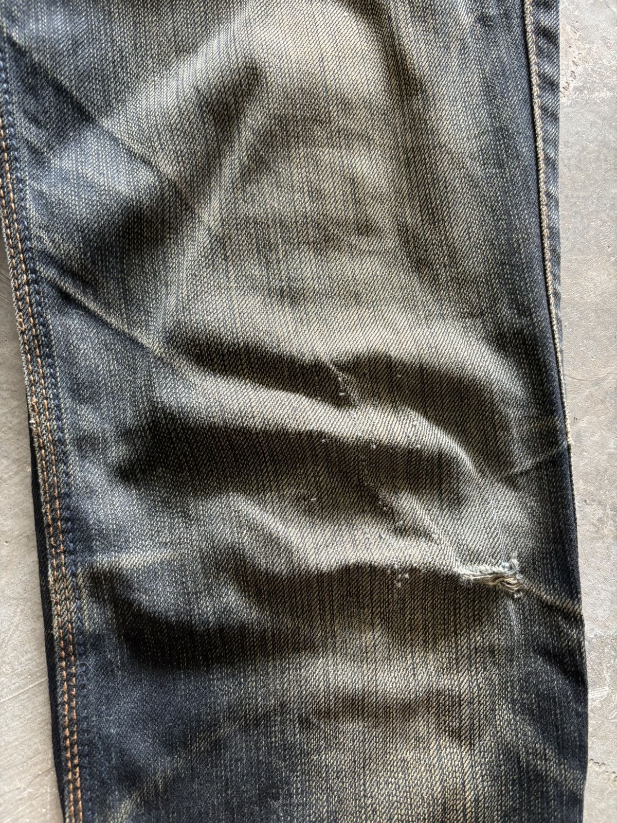 Japanese Brand FLARE DISTRESSED NICOLE CLUB FOR MEN RUSTY WASHED JAPANESE Size US 30 / EU 46 - 17 Thumbnail