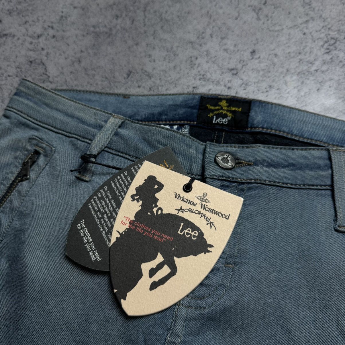Lee × Vivienne Westwood NEW Vivienne Westwood X Lee Horse Riding Jeans Size US 31 - 8 Thumbnail