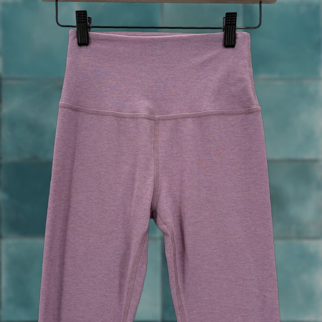 Beyond Yoga Beyond Yoga Purple Leggings Womens Small Ankle High Rise Stretch Jersey Knit Pull On Size 28" / US 6 / IT 42 - 1 Thumbnail