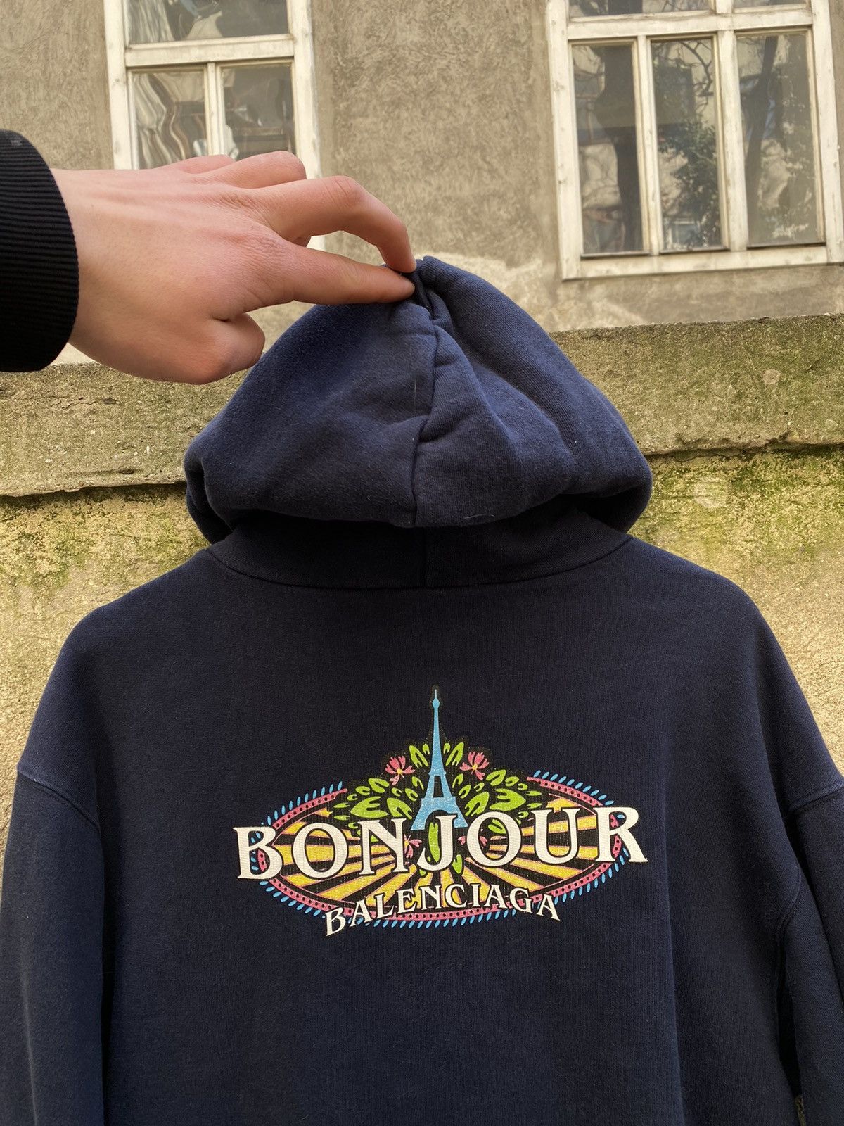Balenciaga Balenciaga Bonjour Hoodie | Grailed