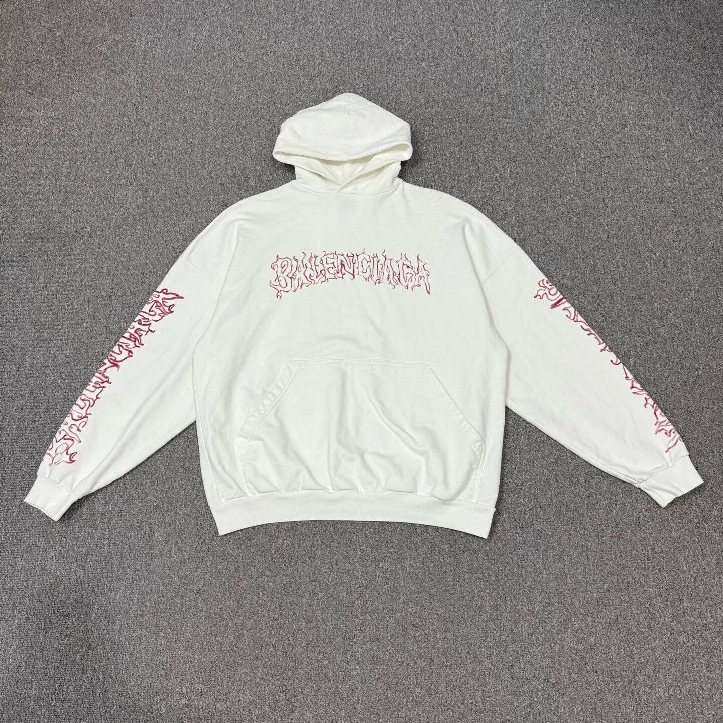 Balenciaga balenciaga flame logo hooded sweatshirt Size US M / EU 48-50 / 2 - 1 Thumbnail
