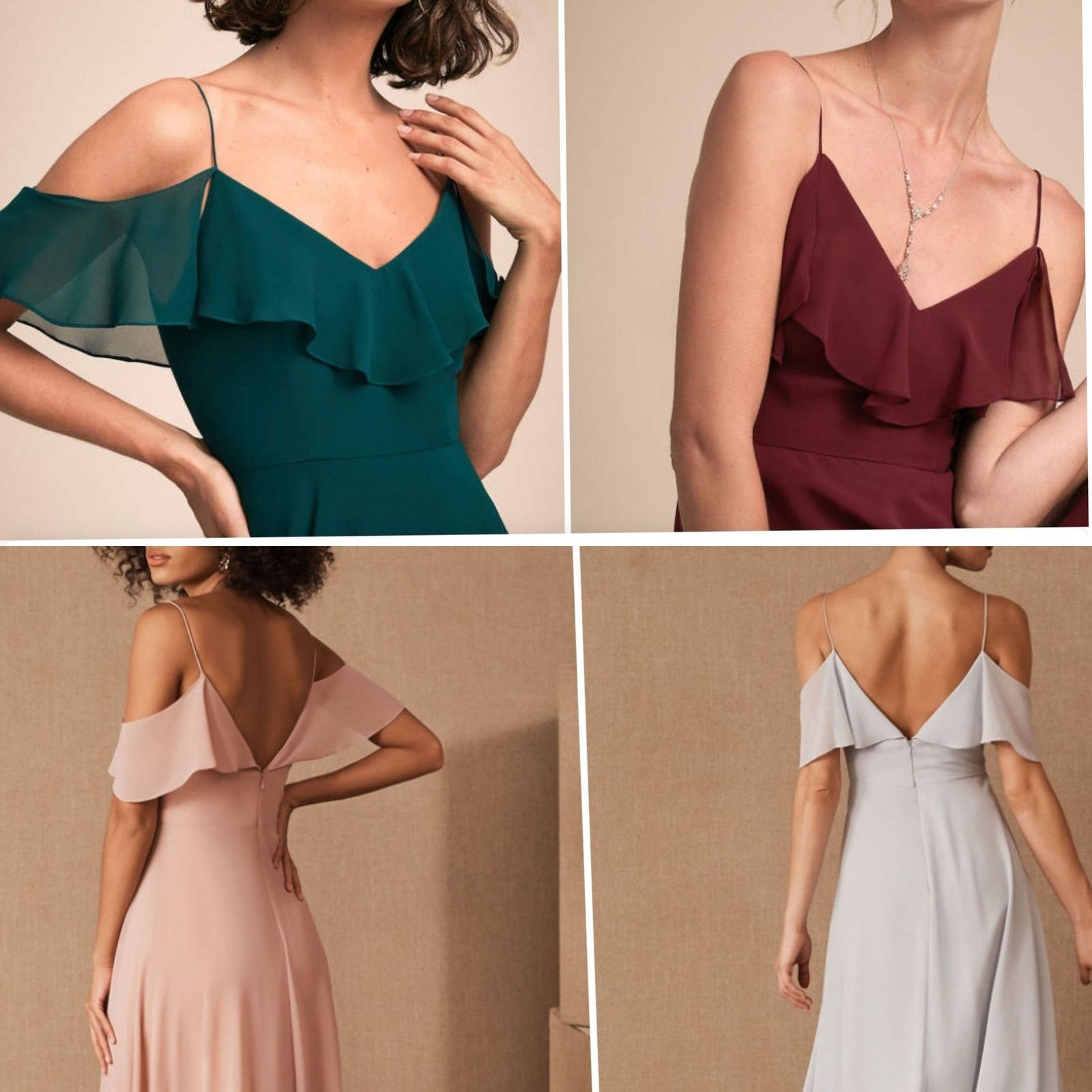 Anthropologie New Anthropologie BHLDN Jenny Yoo Mila Dress SZ 10 Hibiscus Size L / US 10 / IT 46 - 6 Thumbnail
