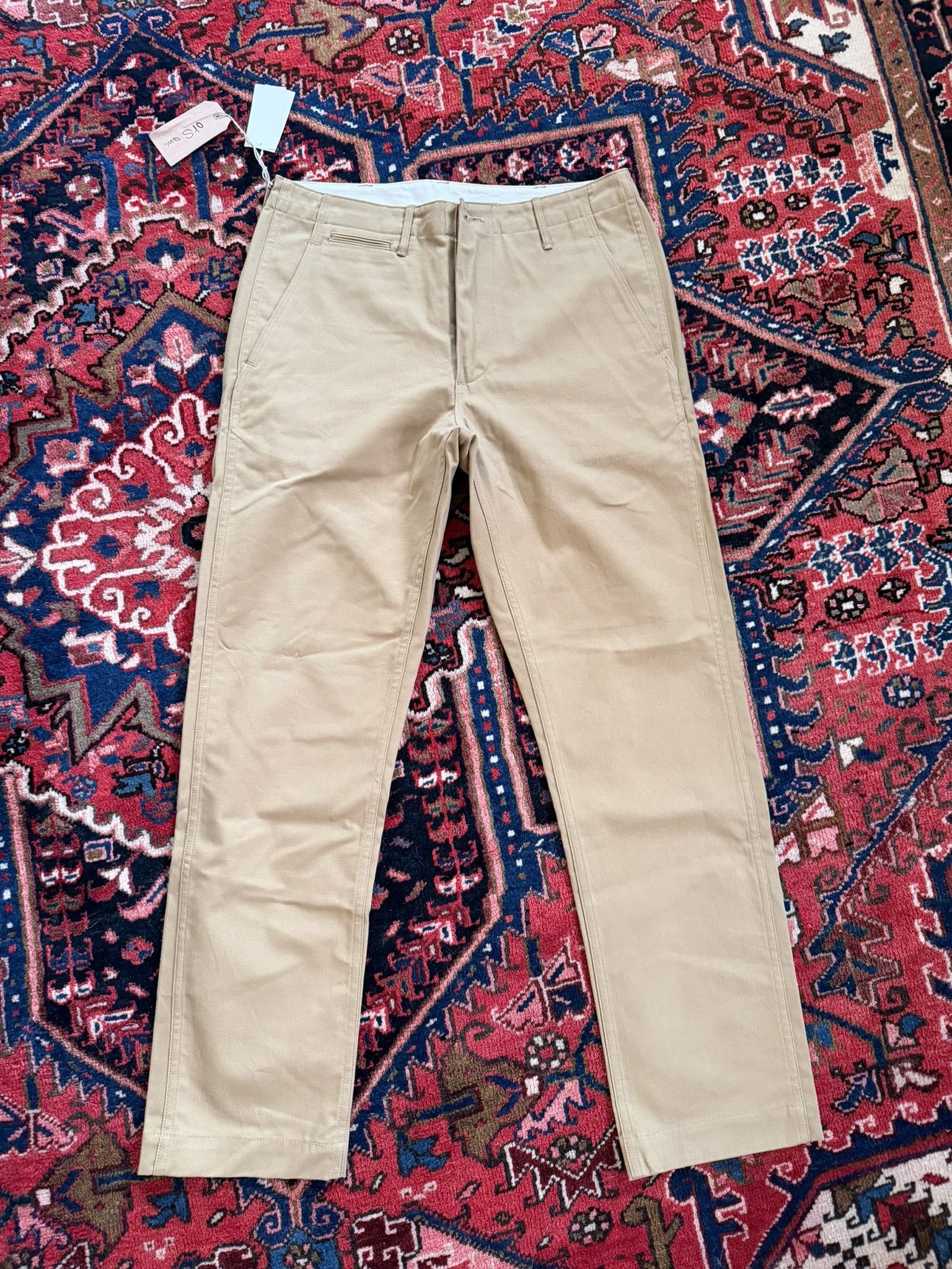 Orslow Khaki Army Trouser / Chinos - Size 2 Size US 31 - 1 Thumbnail