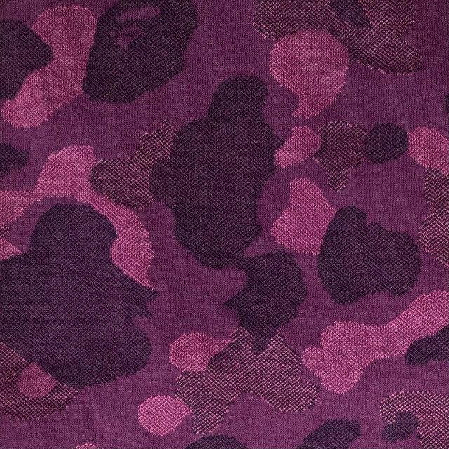 Bape BAPE Jacquard Camo Shark Full Zip Hoodie purple camo APE Size US M / EU 48-50 / 2 - 7 Thumbnail