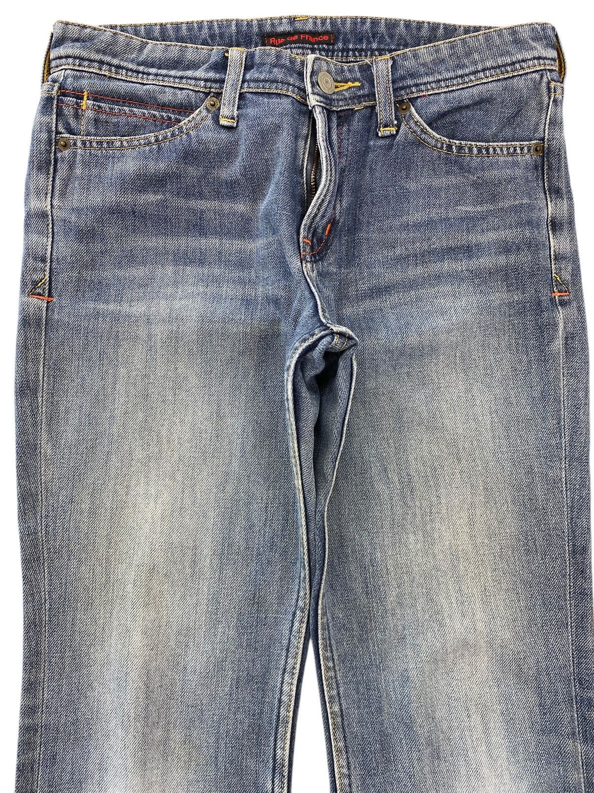 Japanese Brand Japanese Brand Whiskered Faded Wash Flare Style Size US 30 / EU 46 - 2 Thumbnail
