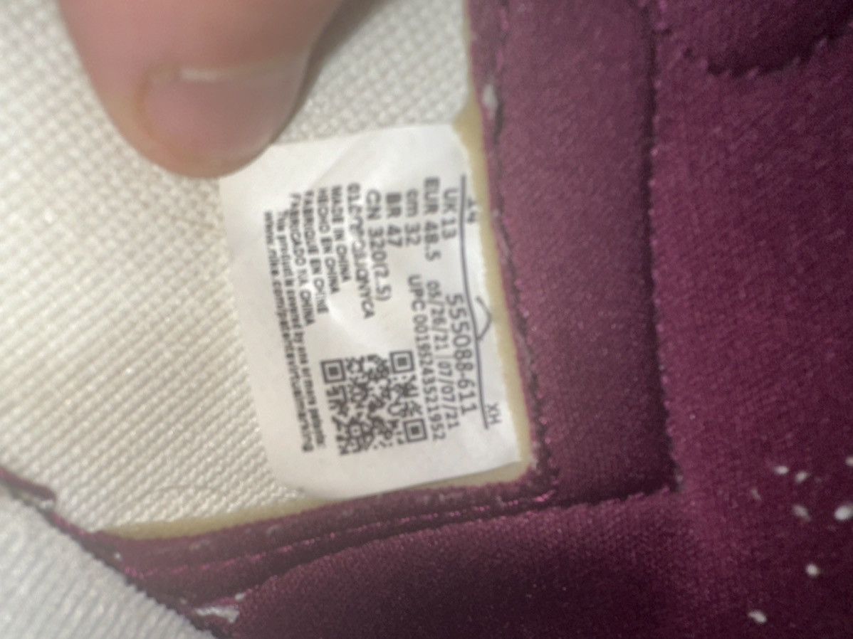 Jordan Brand × Nike Air Jordan 1 Retro High OG Bordeaux/silver/white Size US 14 / EU 47 - 7 Thumbnail