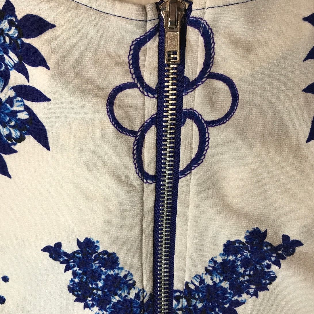 Other Beige by ECI Floral Round Neck Sleeveless Blouse M Size M / US 6-8 / IT 42-44 - 5 Thumbnail