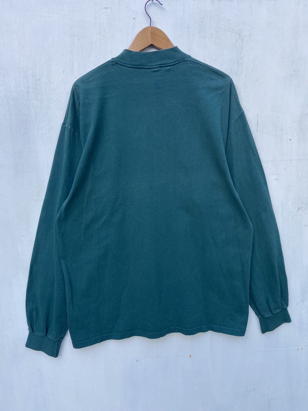 Nike 🔥 Vtg 90s Vintage Nike t shirt small logo long sleeve Size US XL / EU 56 / 4 - 4 Thumbnail
