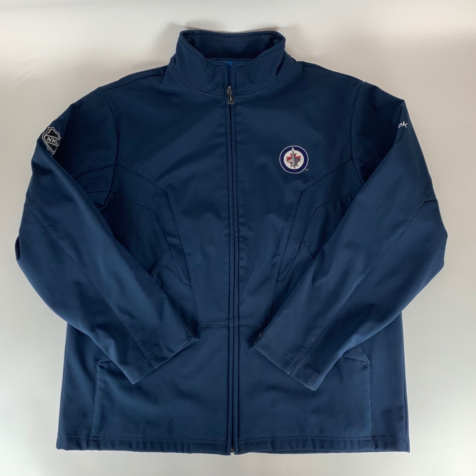 Reebok Winnipeg Jets NHL Reebok Full Zip Soft Shell Jacket Size US L / EU 52-54 / 3 - 1 Thumbnail