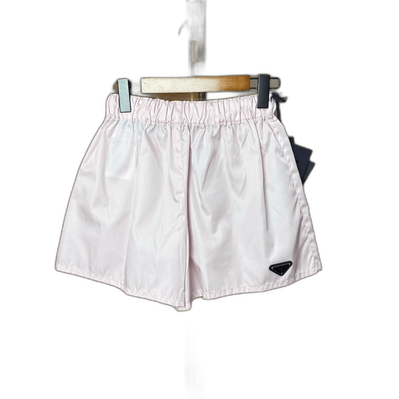 Prada Prada Pink Logo Shorts in Size 38 Size US 38 / EU 54 - 1 Thumbnail