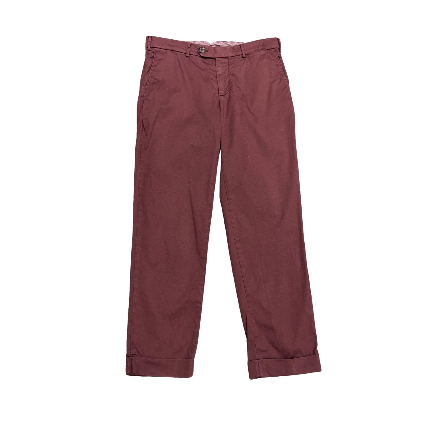 Brunello Cucinelli Brunello Cucinelli Maroon Casual Pants Size 30 Size US 30 / EU 46 - 1 Thumbnail
