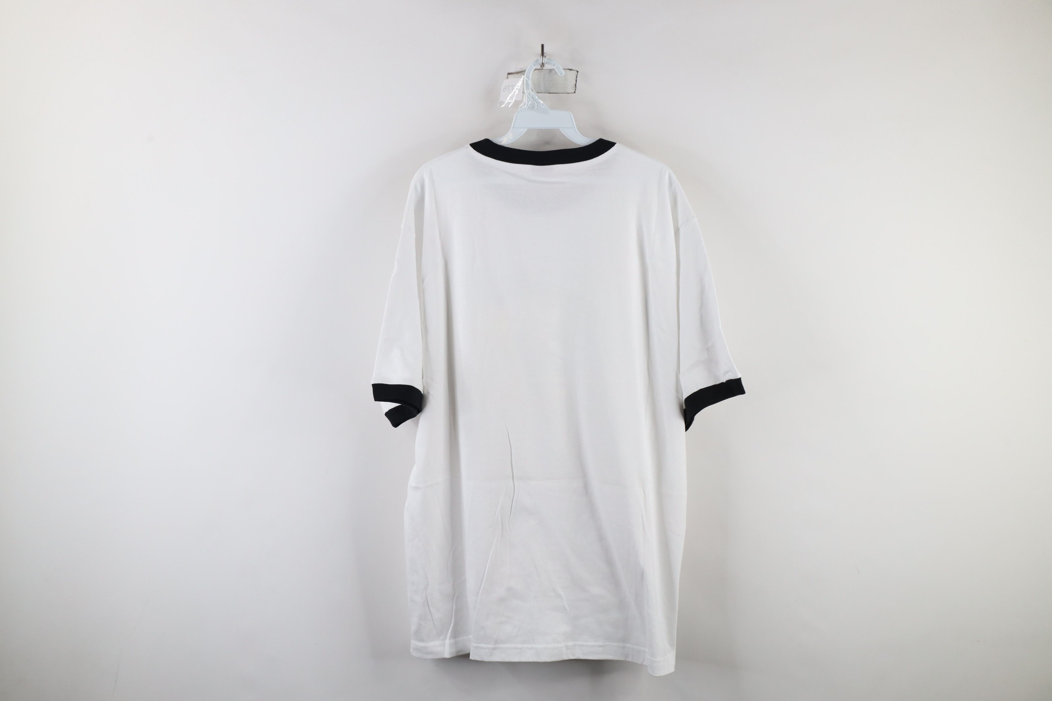 Vintage Vintage Y2K Euro Championships Soccer Futbol Ringer T-Shirt Size US XL / EU 56 / 4 - 14 Thumbnail