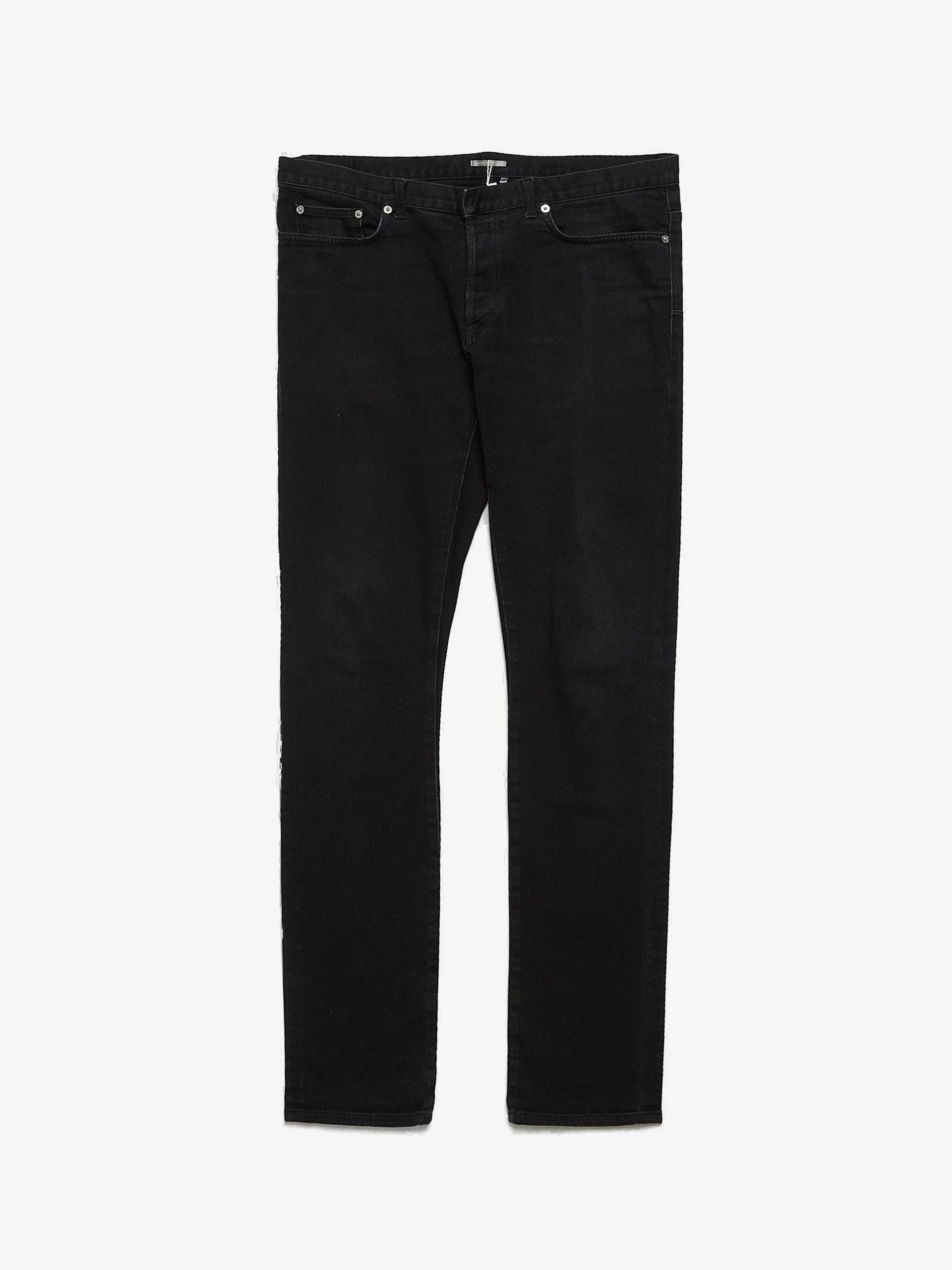 image of Dior Black Zipped Cotton Jeans, Men's (Size 36)