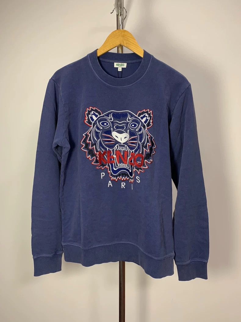 Kenzo Kenzo Men's Tiger Head Sweatshirt S - dmc Size US S / EU 44-46 / 1 - 1 Thumbnail